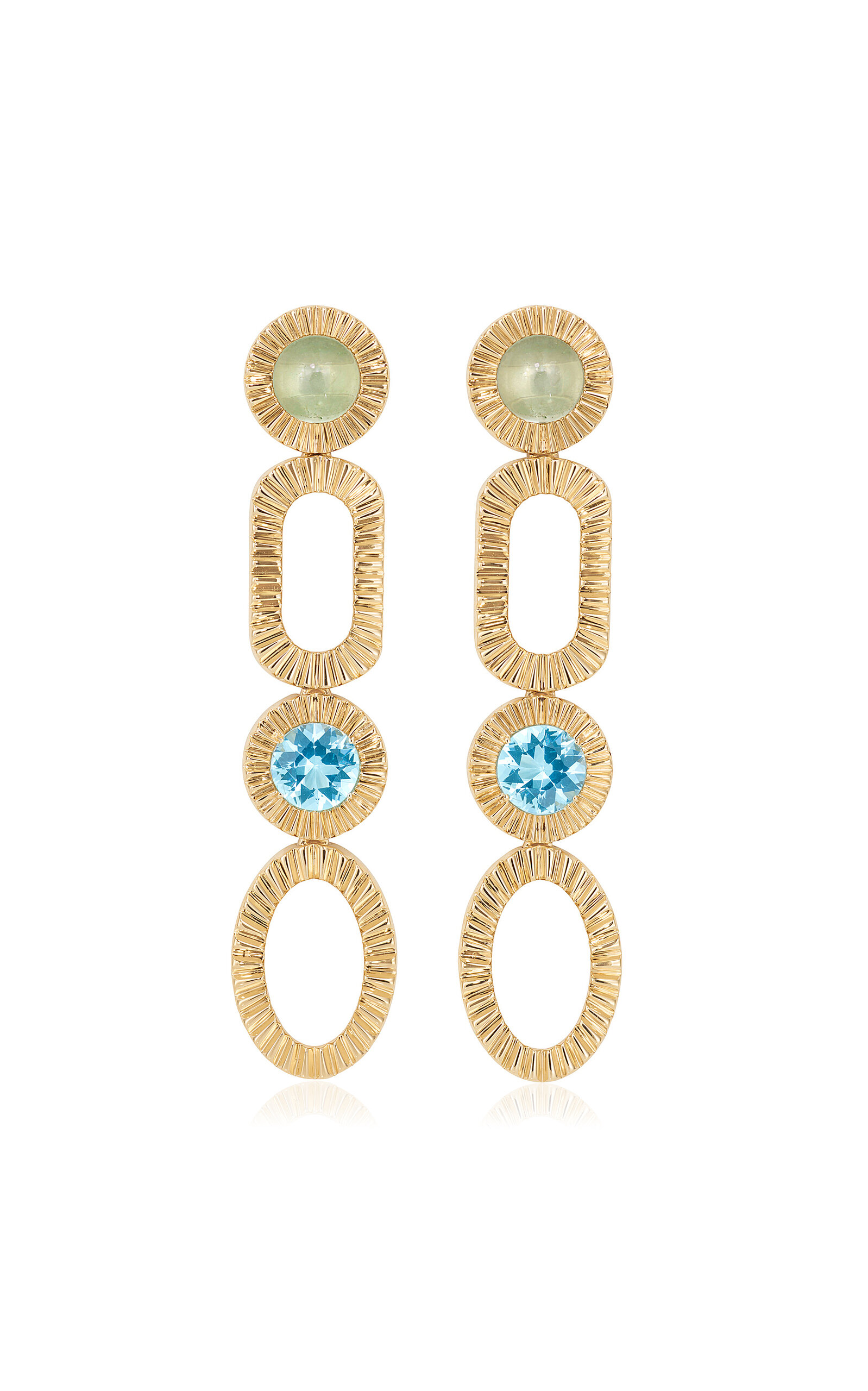 18K Yellow Gold Soap Opera Earrings