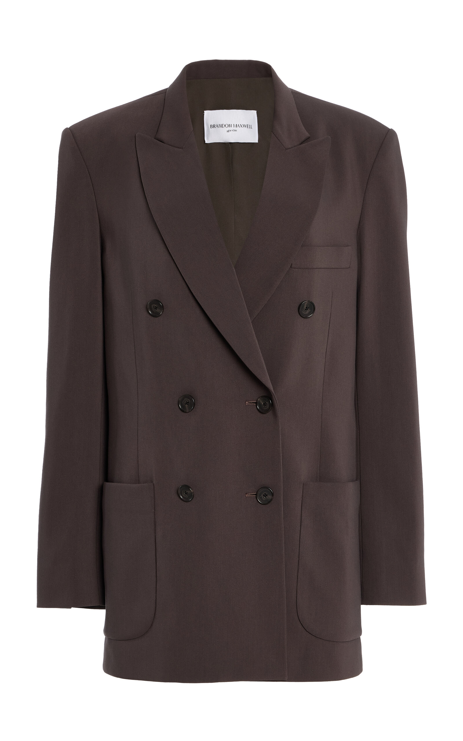 The Reeve Double-Breasted Stretch-Twill Jacket