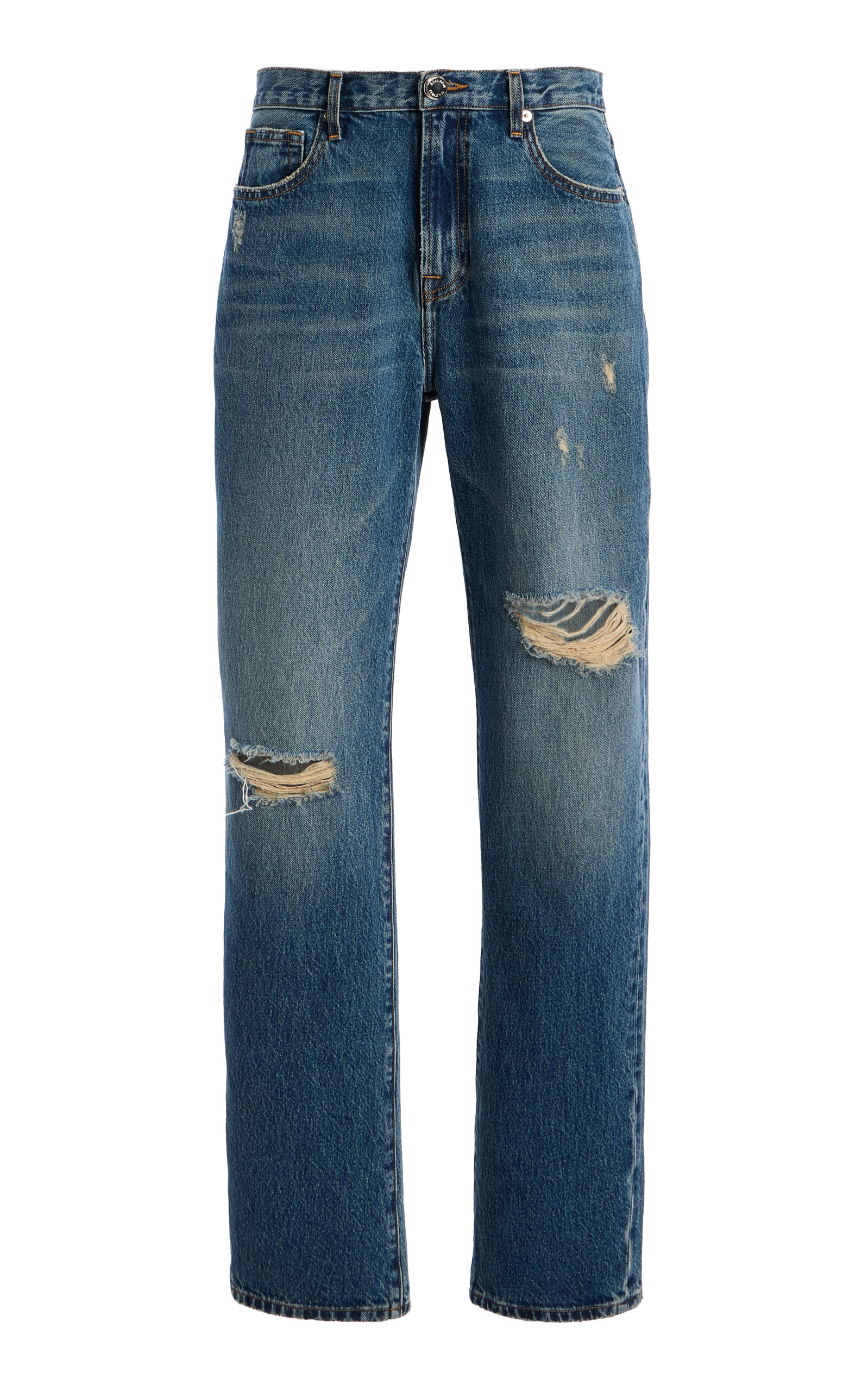 The Kit Low-Rise Denim Tapered Jeans