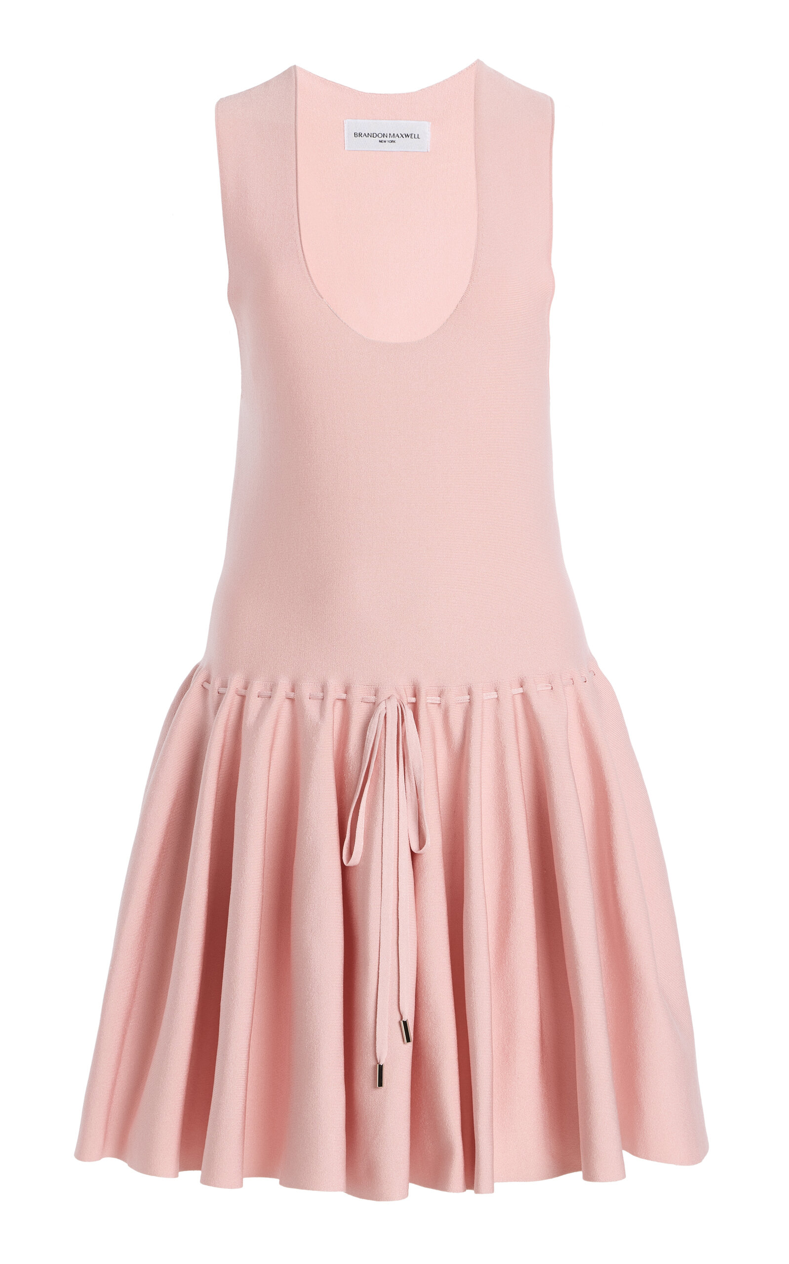 Brandon Maxwell The Cleo Knit Mini Dress