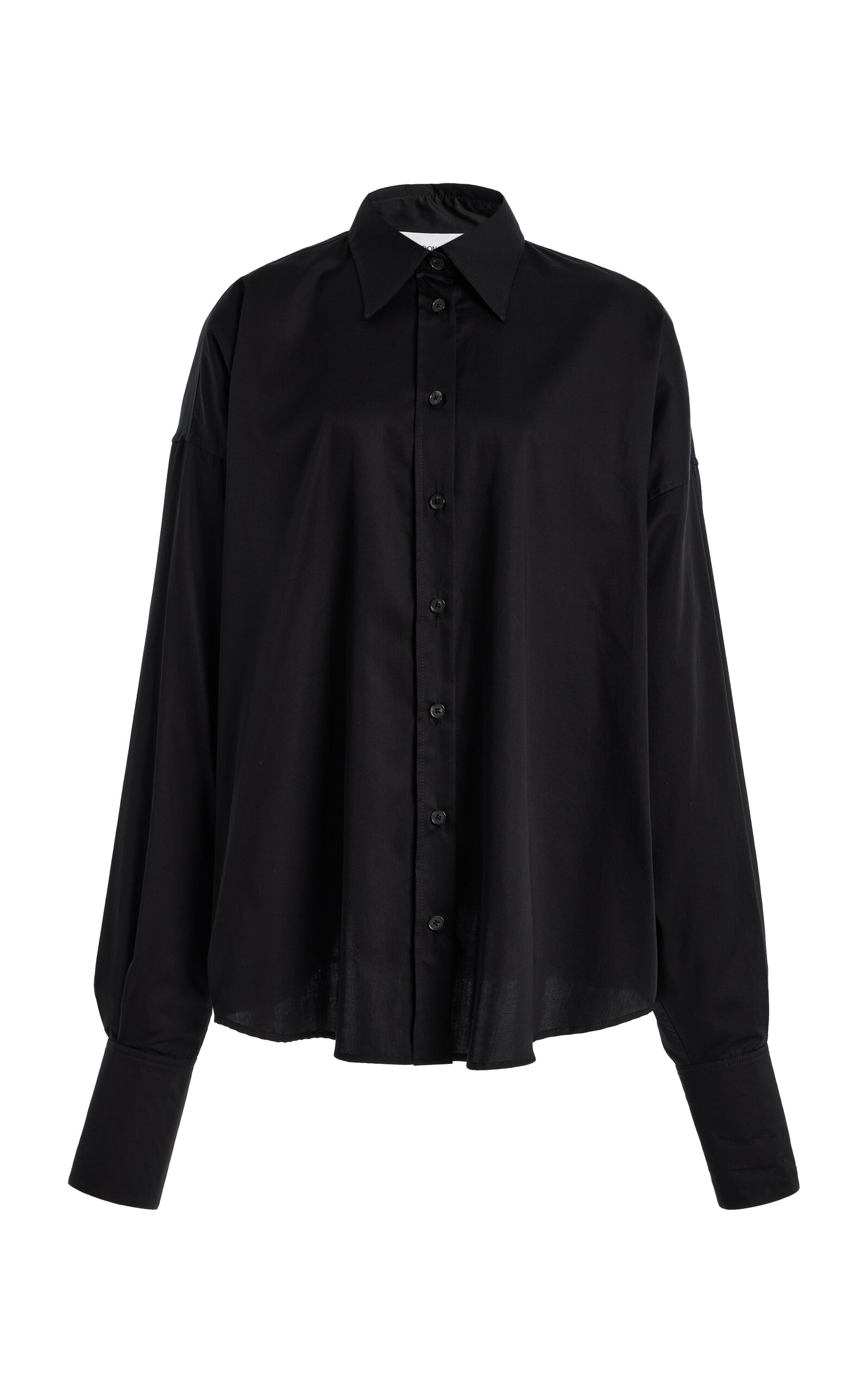 The Harvey Relaxed Satin-Poplin Boyfriend Shirt