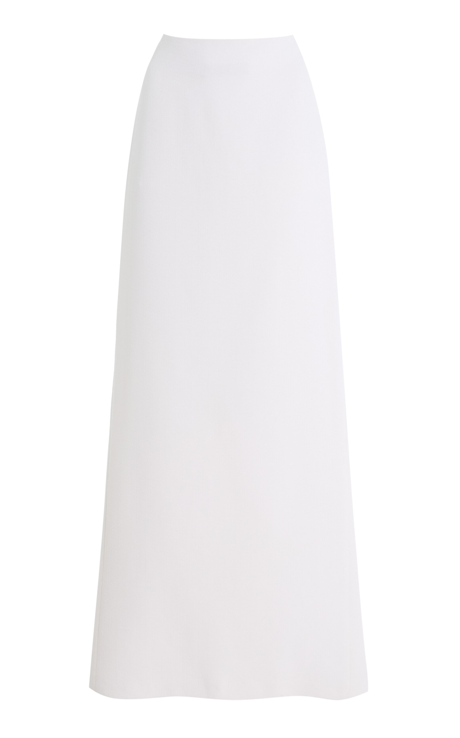 The Monroe Mantle-Detailed Crepe Maxi Skirt