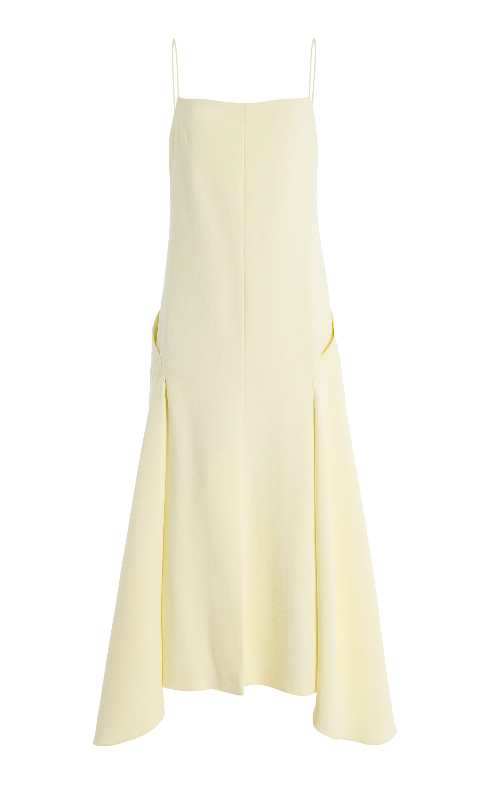 Brandon Maxwell The Darby Crepe Midi Dress