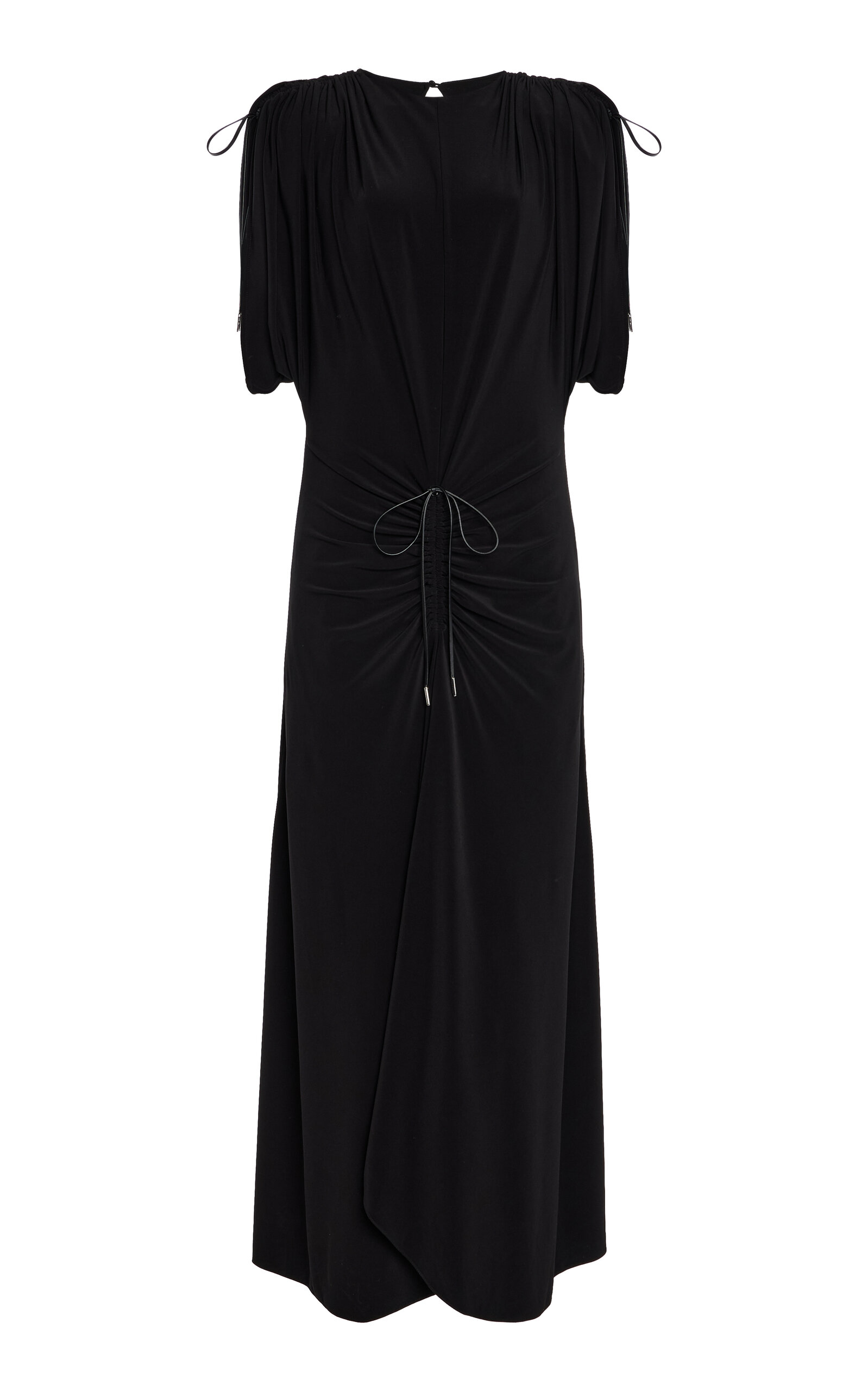 Brandon Maxwell The Sienna Gathered Maxi Dress