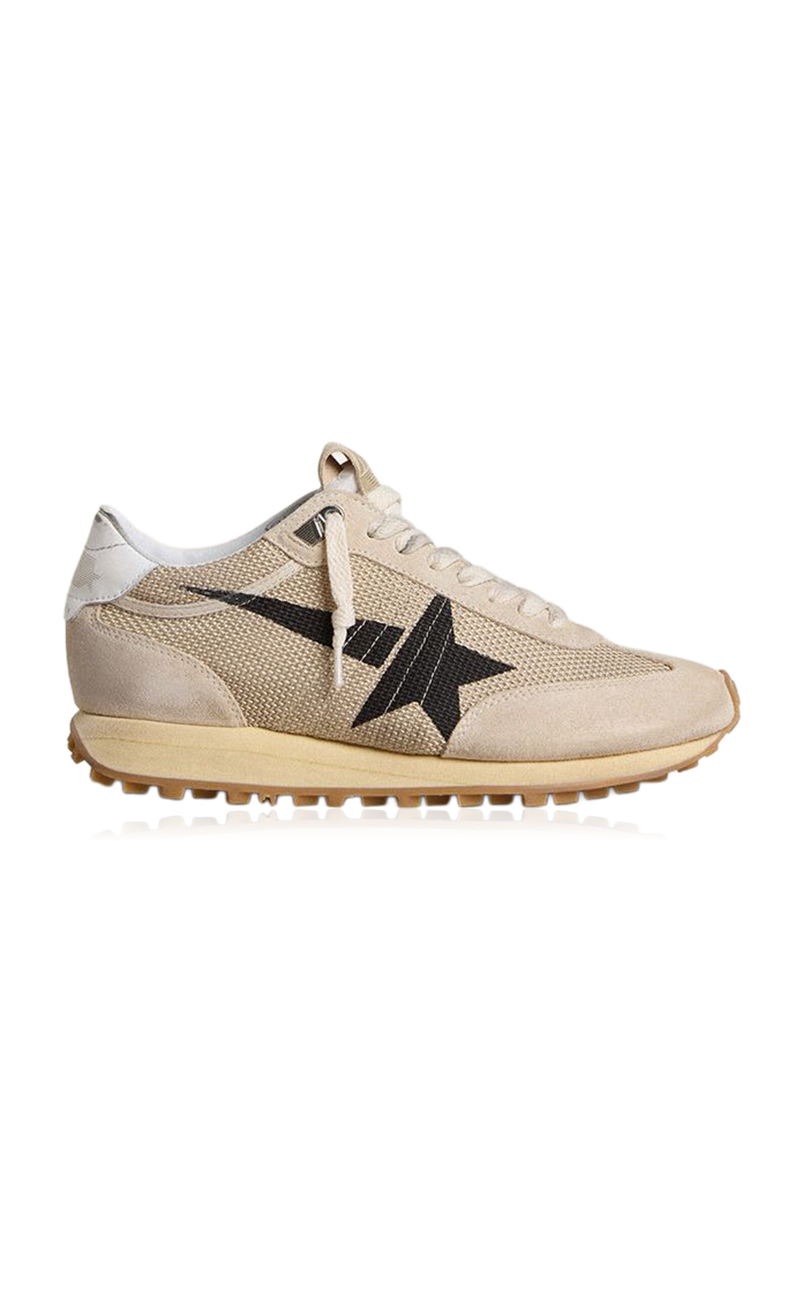 Golden Goose Marathon Leather-Trimmed Sneakers