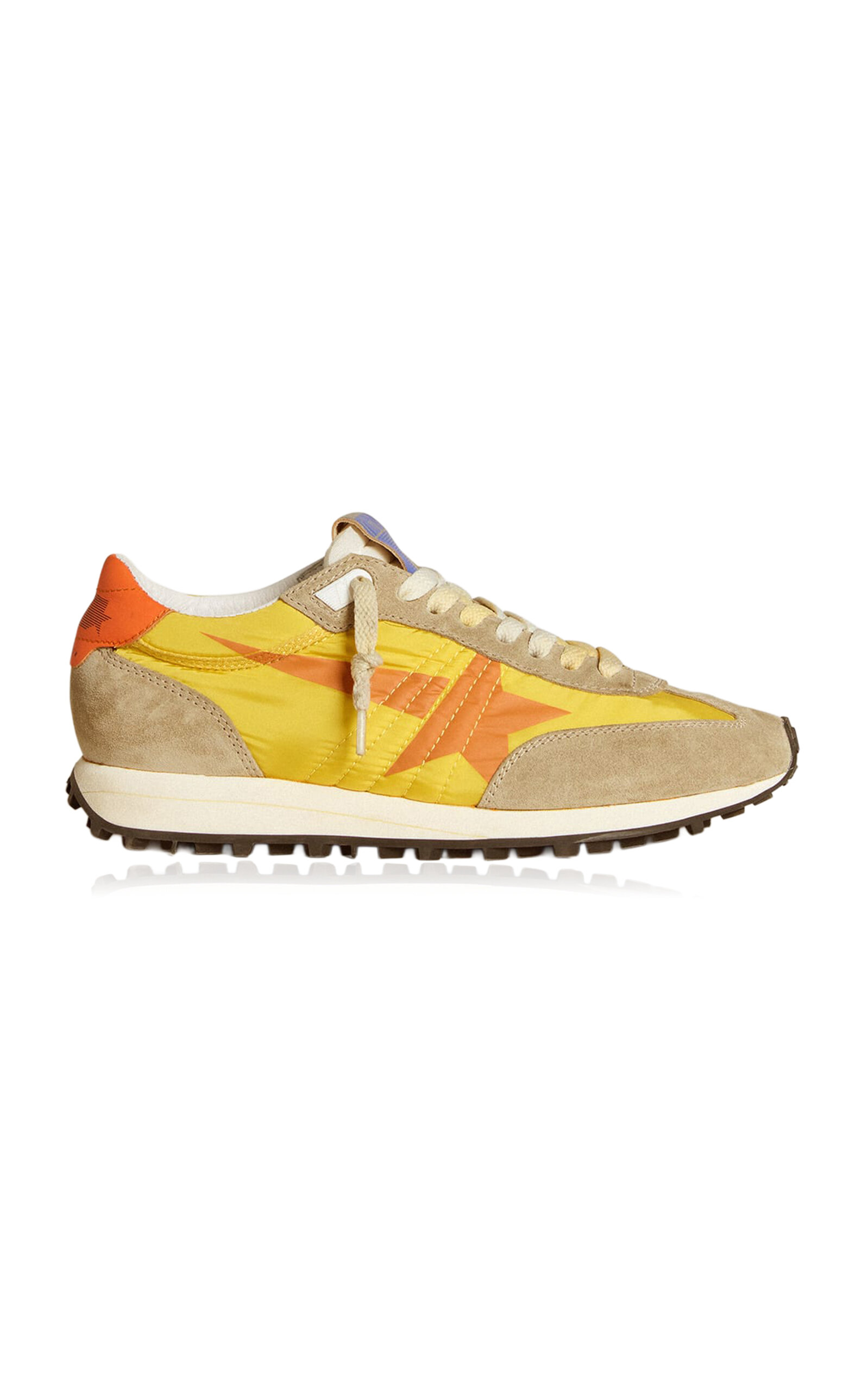 Golden Goose - Marathon Leather-Trimmed Sneakers - Multi - IT 36 - Moda Operandi