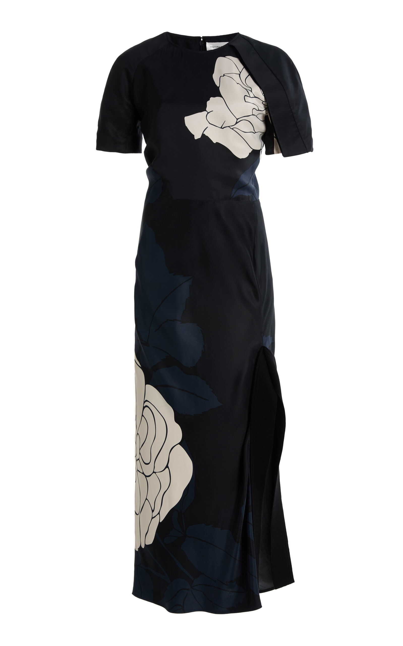 Split Hem Detail Midi Dress