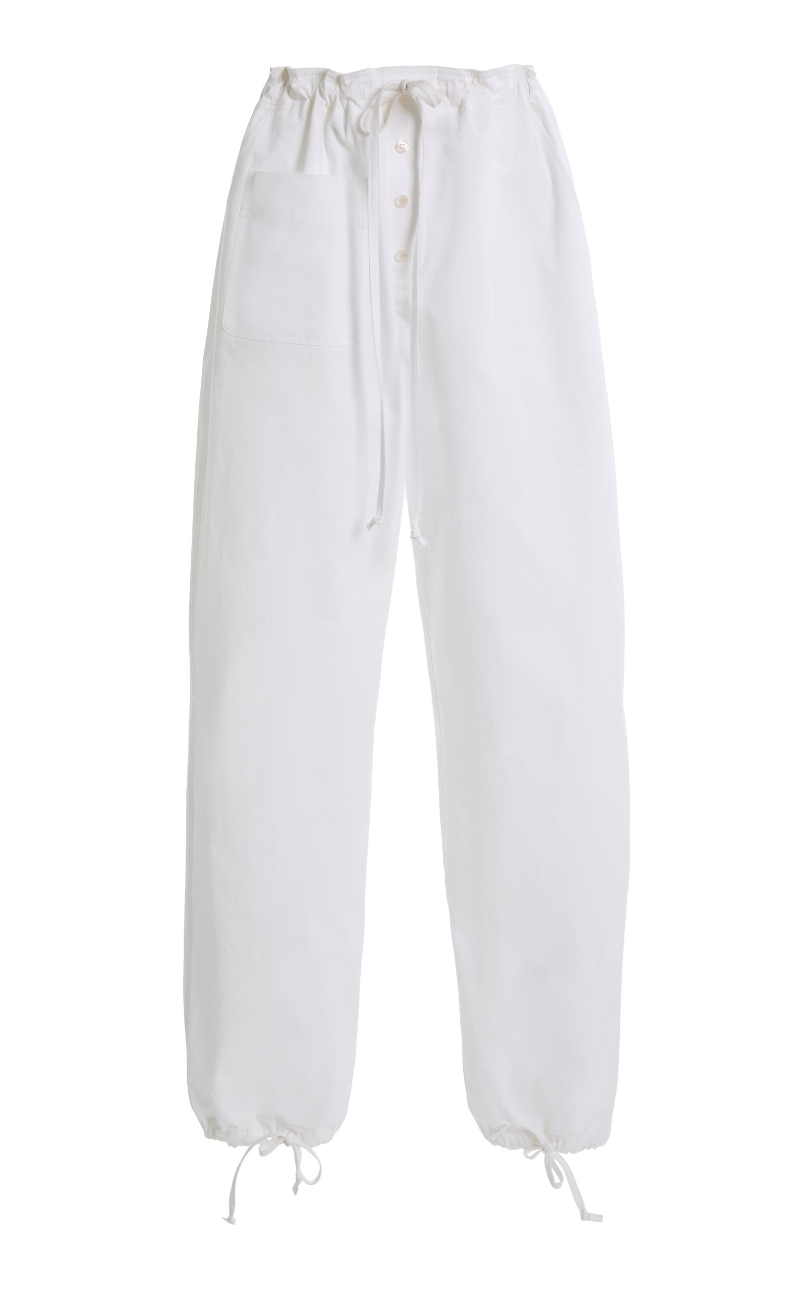 Victoria Beckham Cargo Cotton Trousers