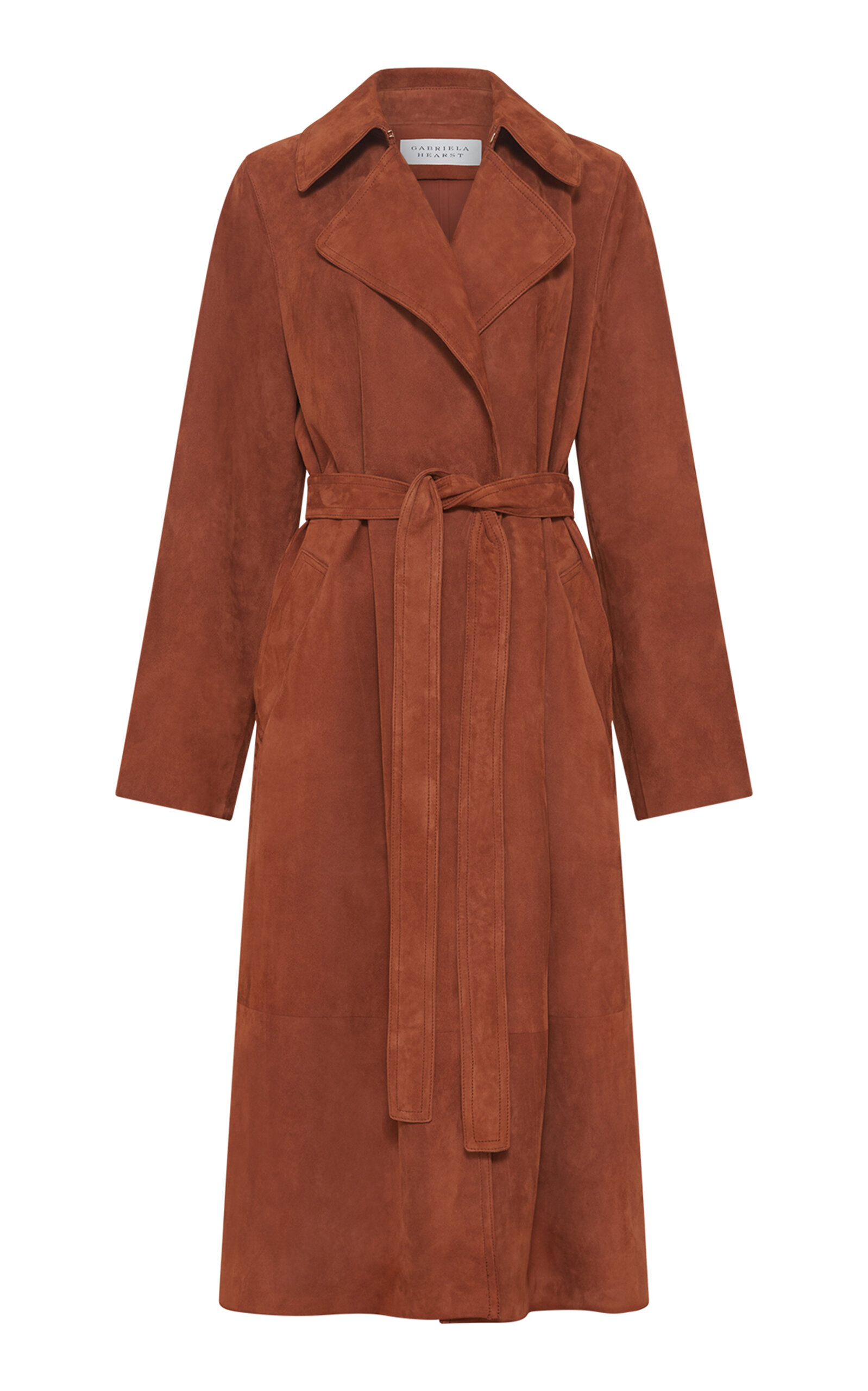 Gabriela Hearst Lyra Oversized Suede Coat