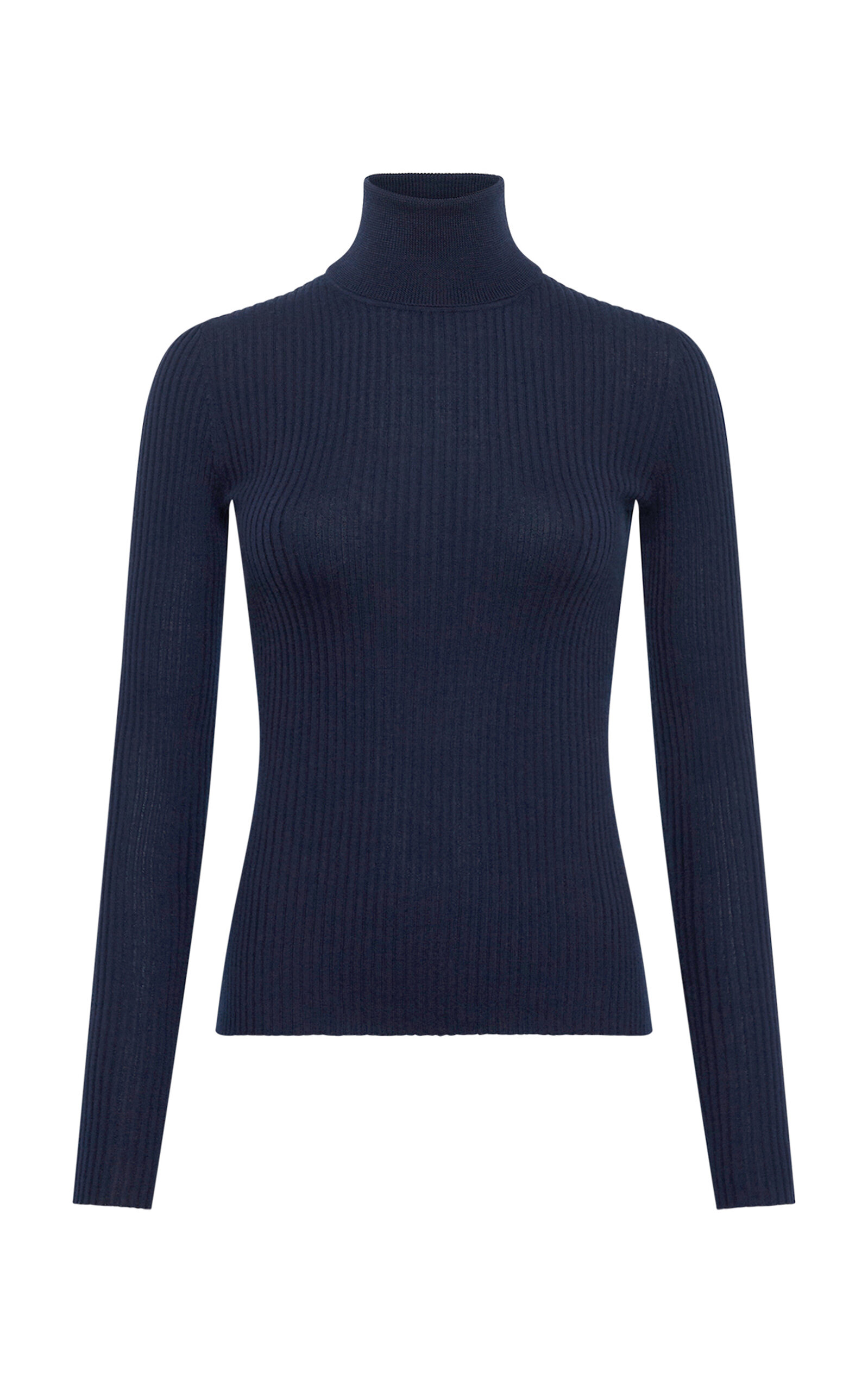 Gabriela Hearst Peppe Cashmere-Silk Turtleneck Top - Women's Clothing