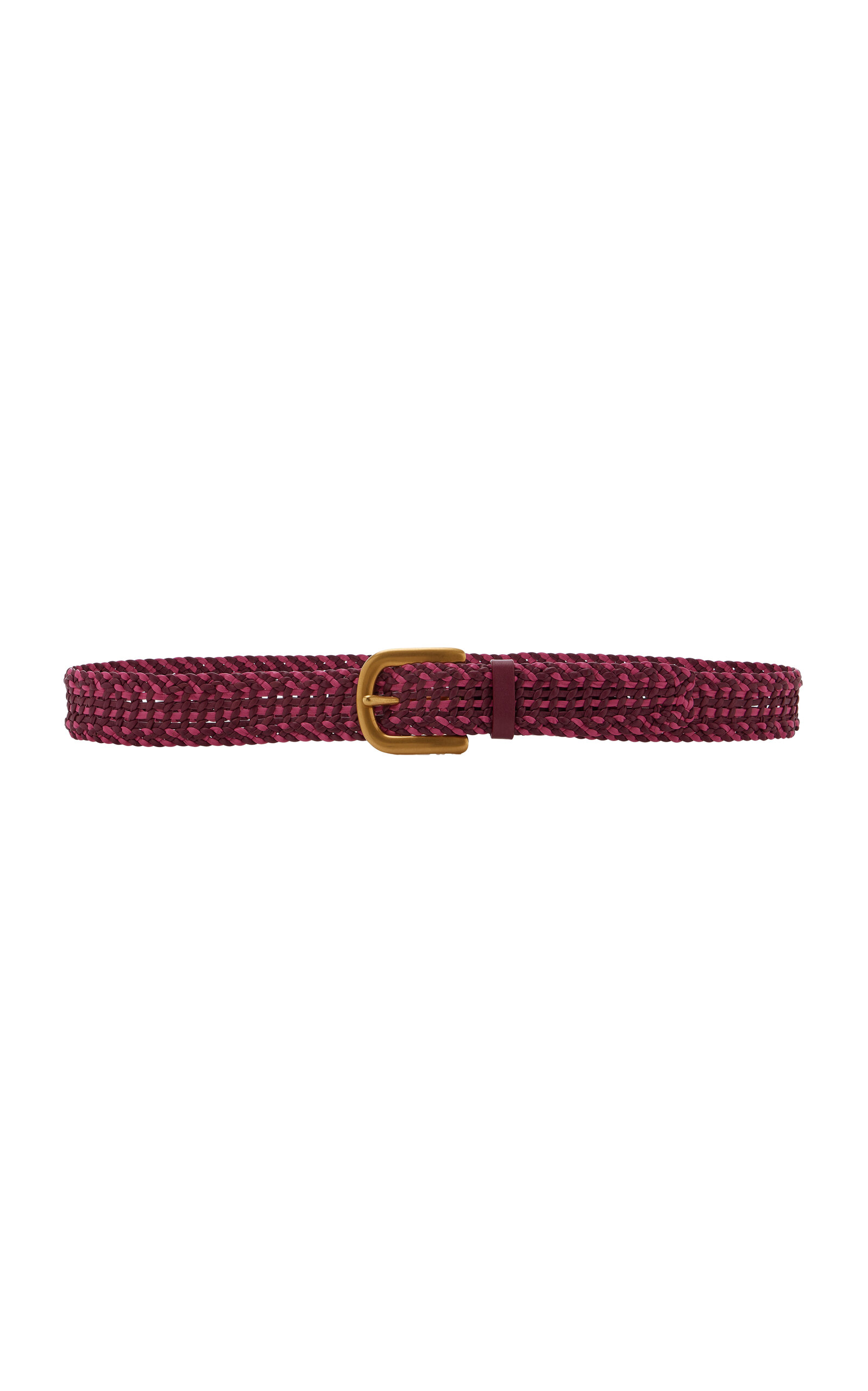 Gabriela Hearst Sam Woven Leather Belt - Women's Accessories
