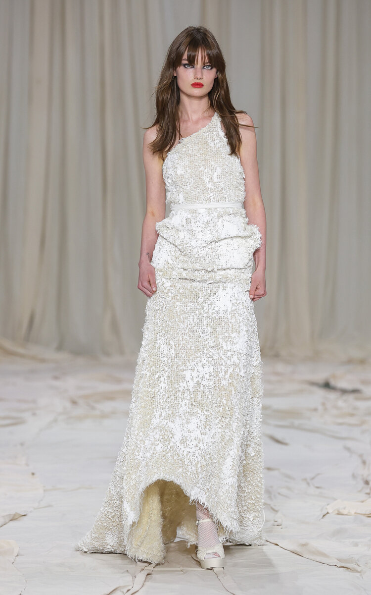 Common Hours Isolated Asymmetric Sequined Dress
