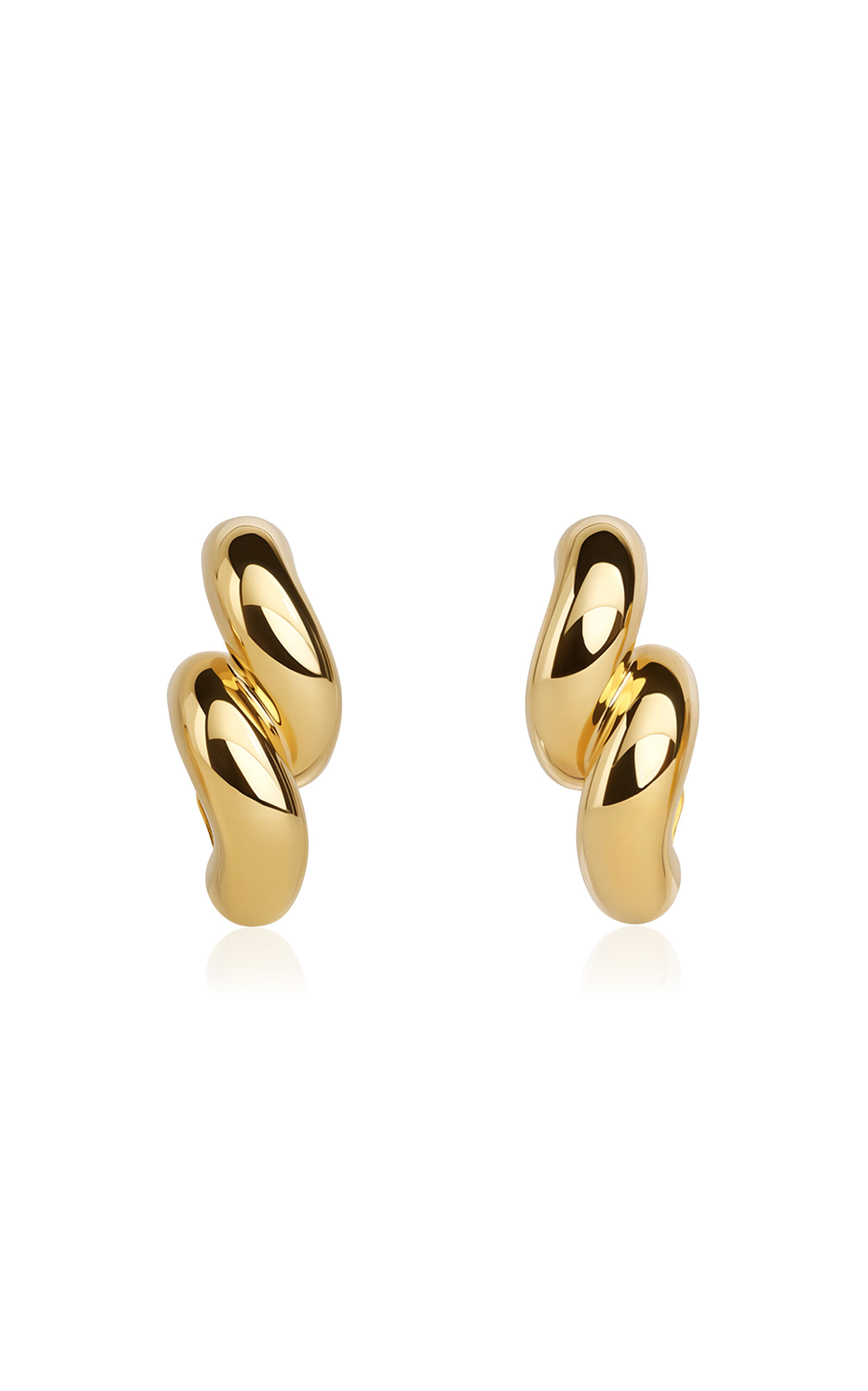 Alaïa Torison Clip-on Earrings In Gold