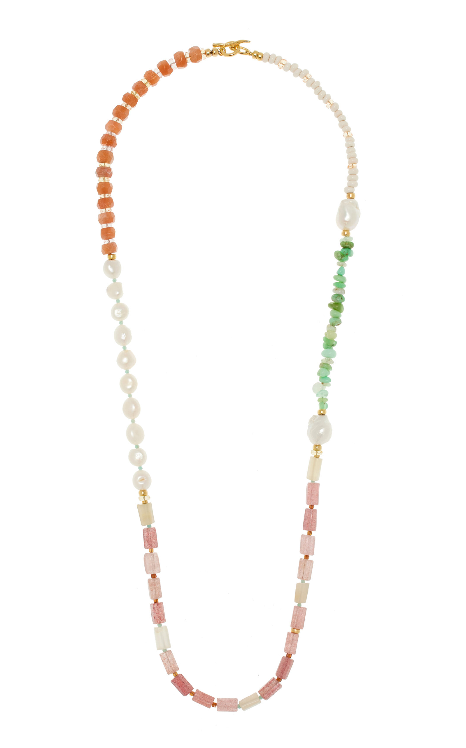 Lizzie Fortunato Cabana Necklace In Cactus Rose