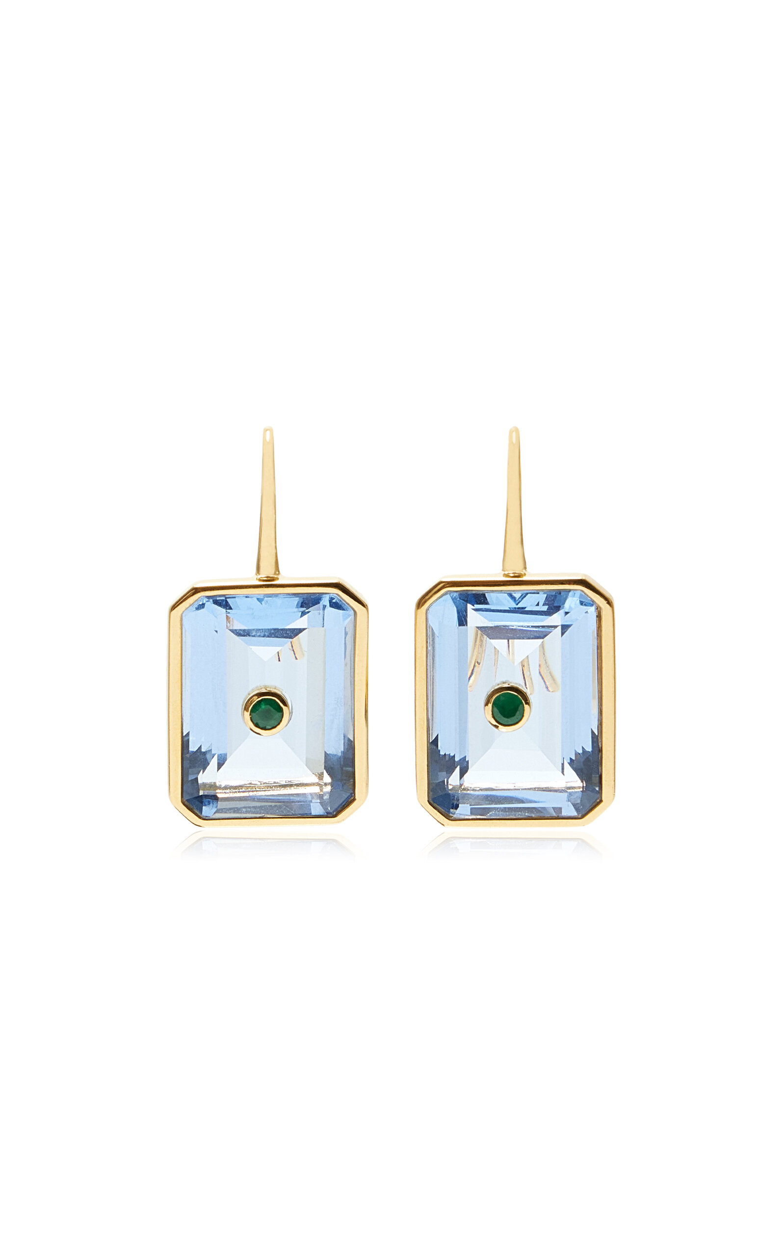 Lizzie Fortunato Tile Earrings In Glacier