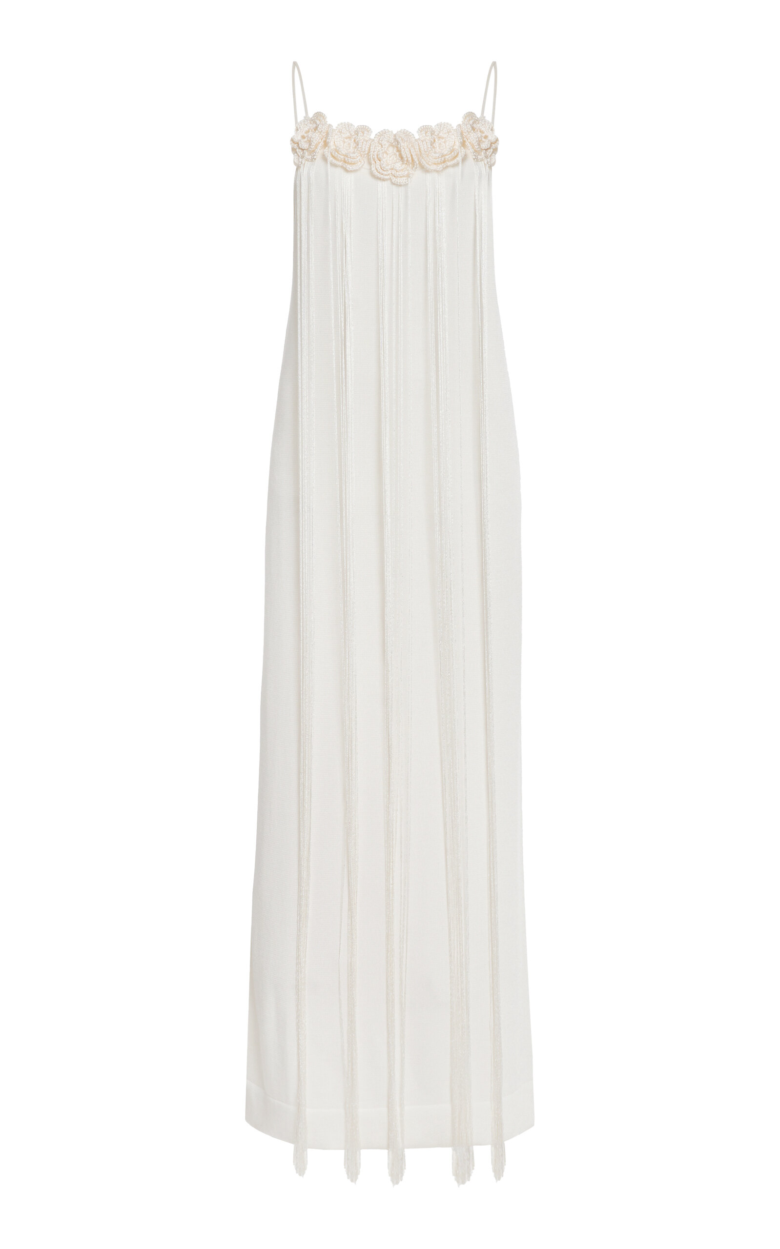 Jil Sander Crochet Midi Slip Dress - Women's Clothing