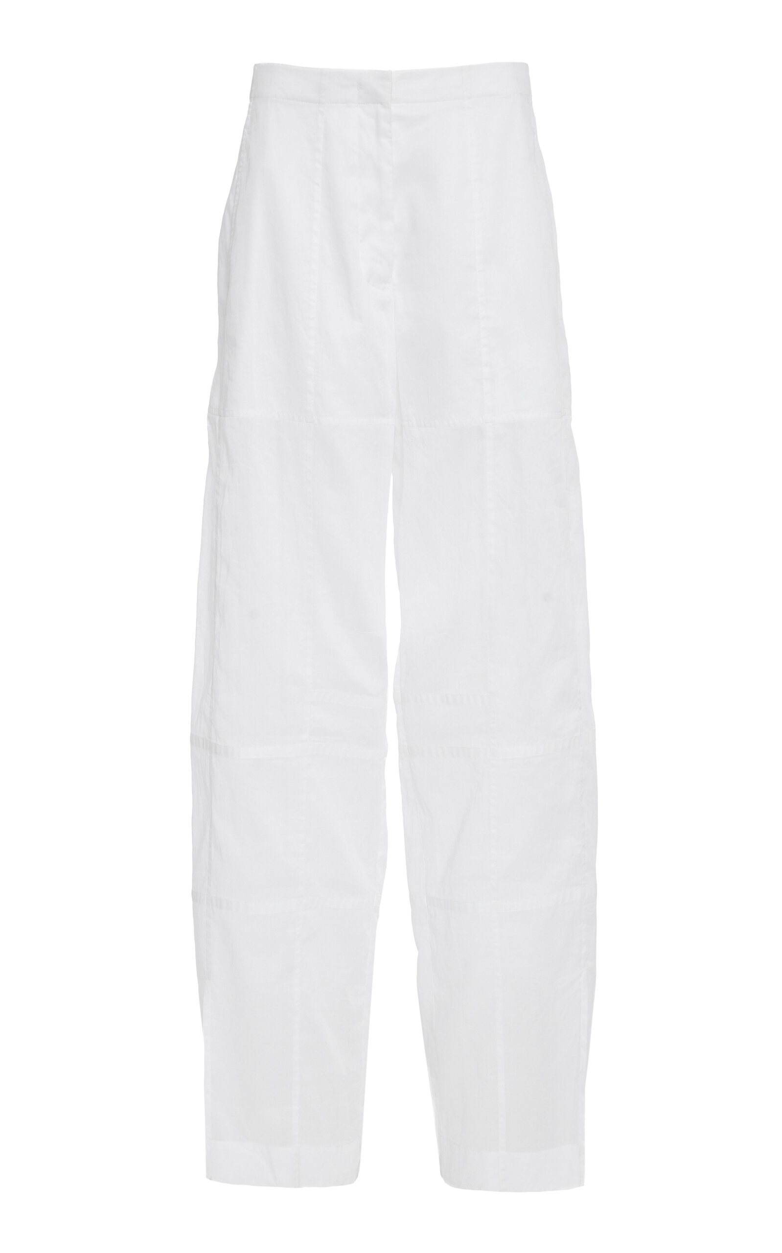 Jil Sander Cotton Pants In White