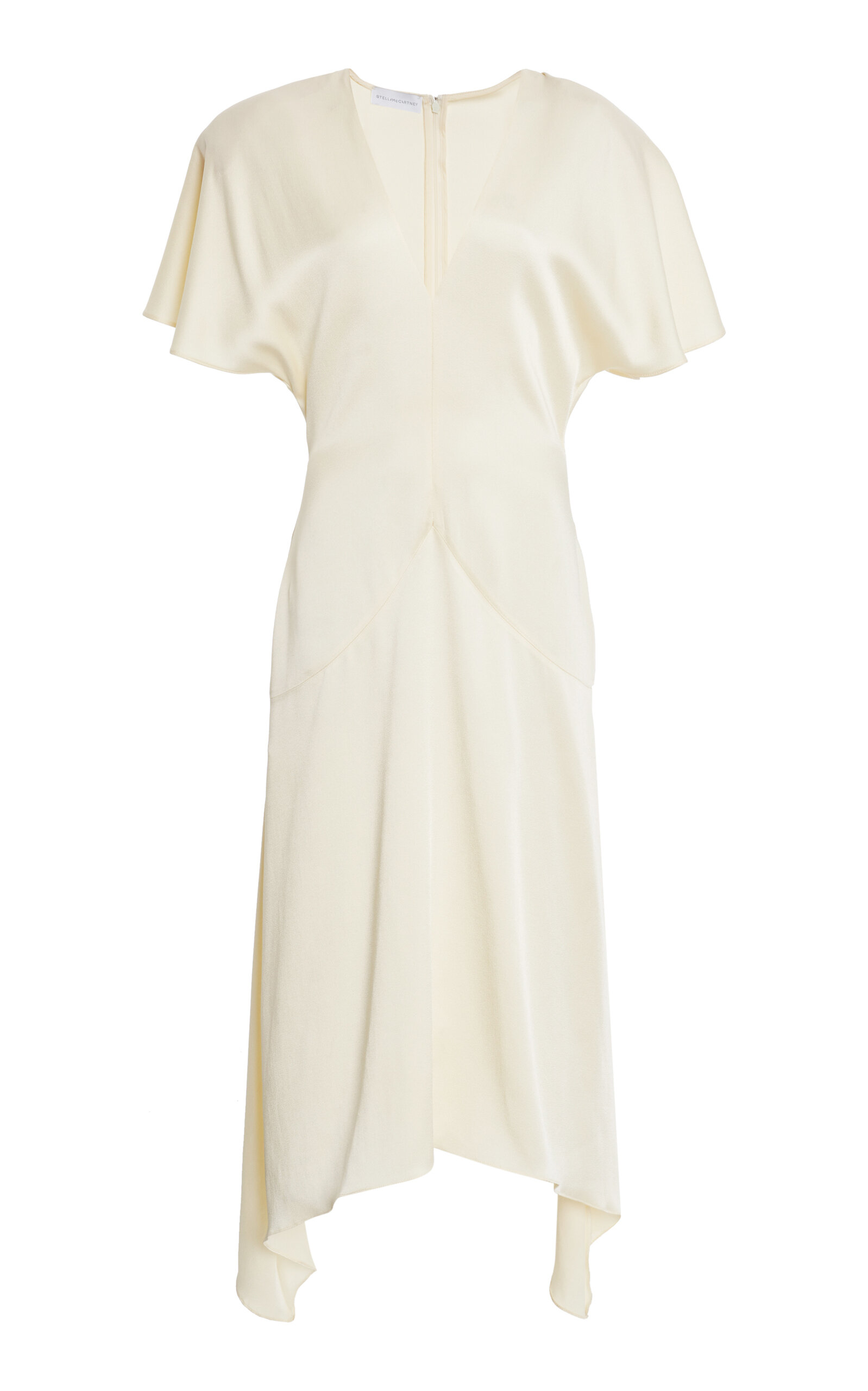 Stella McCartney Envers Satin V-Neck Dress – Moda Operandi Stella McCartney Envers Satin V-Neck Dress – Moda Operandi