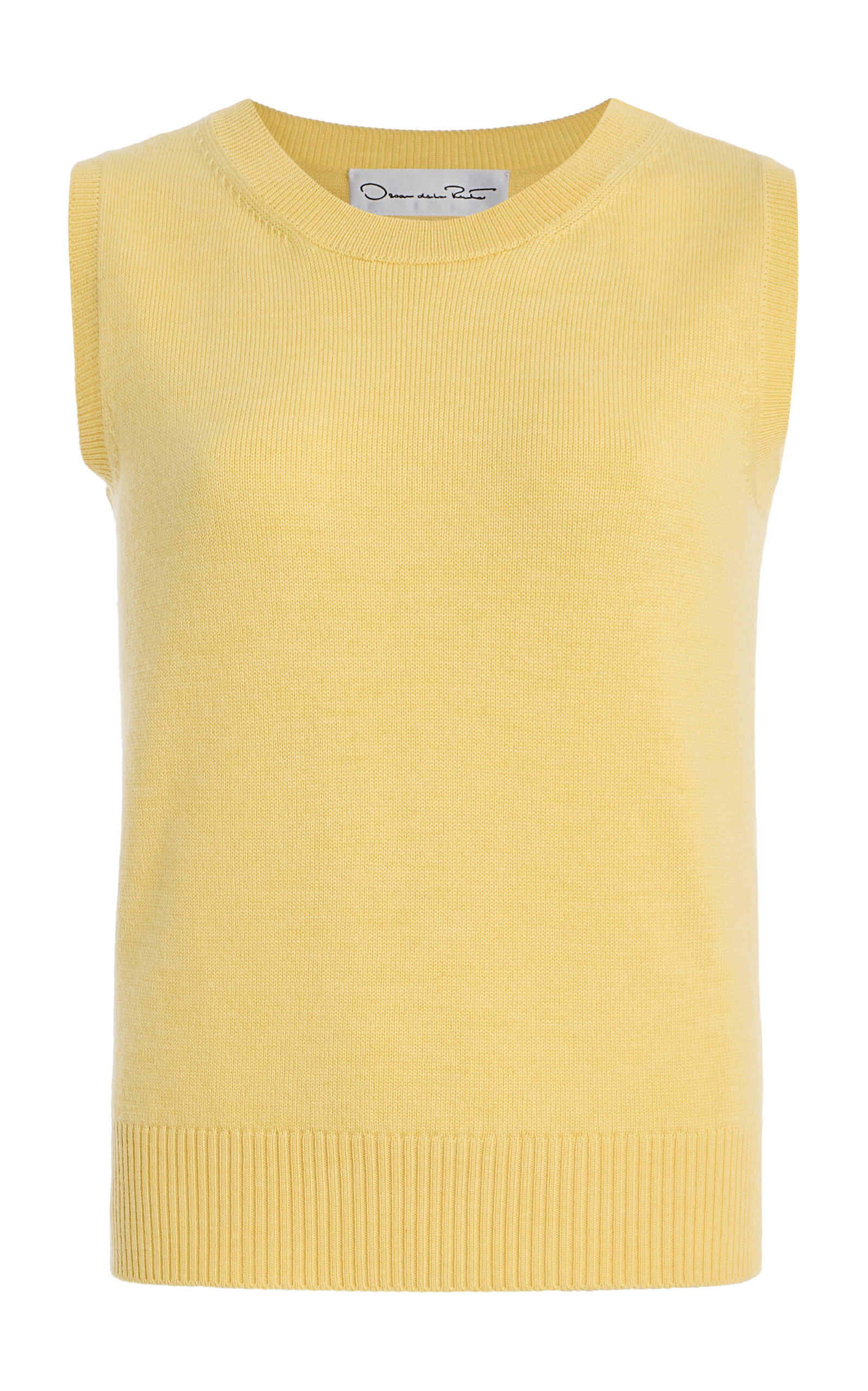 Oscar de la Renta Sleeveless Wool Sweater