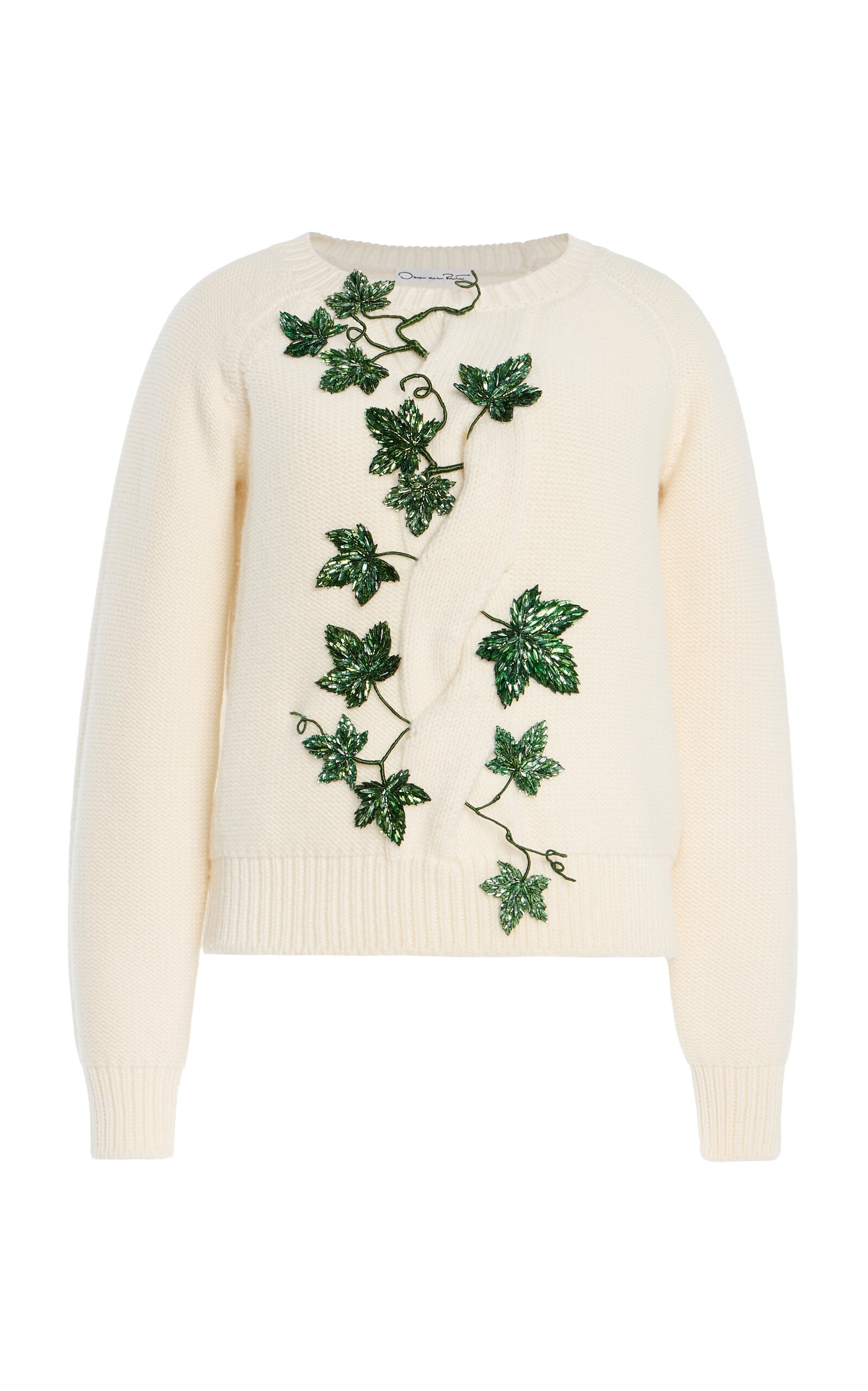 Ivy-Detailed Wool Sweater