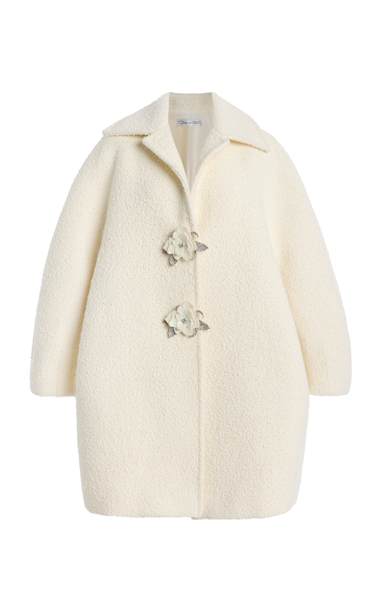 Oscar de la Renta Oversized Bouclé-Tweed Coat