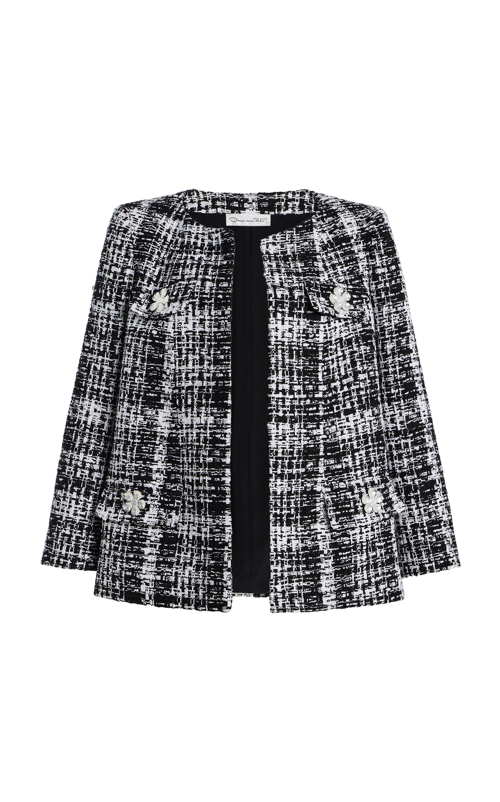 Plaid Bouclé-Tweed Jacket