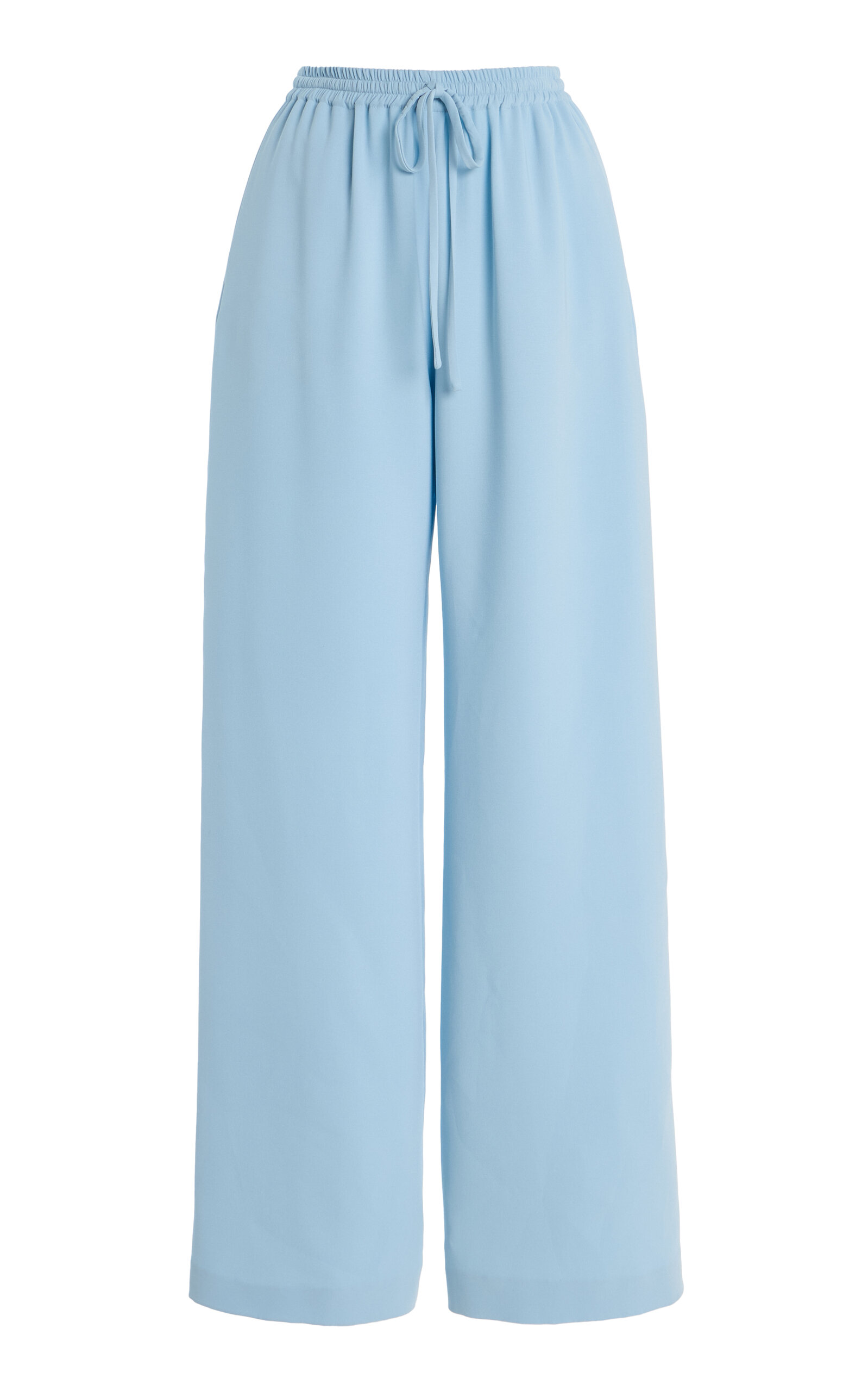 Oscar De La Renta Relaxed Wool-cashmere Wide-leg Pants