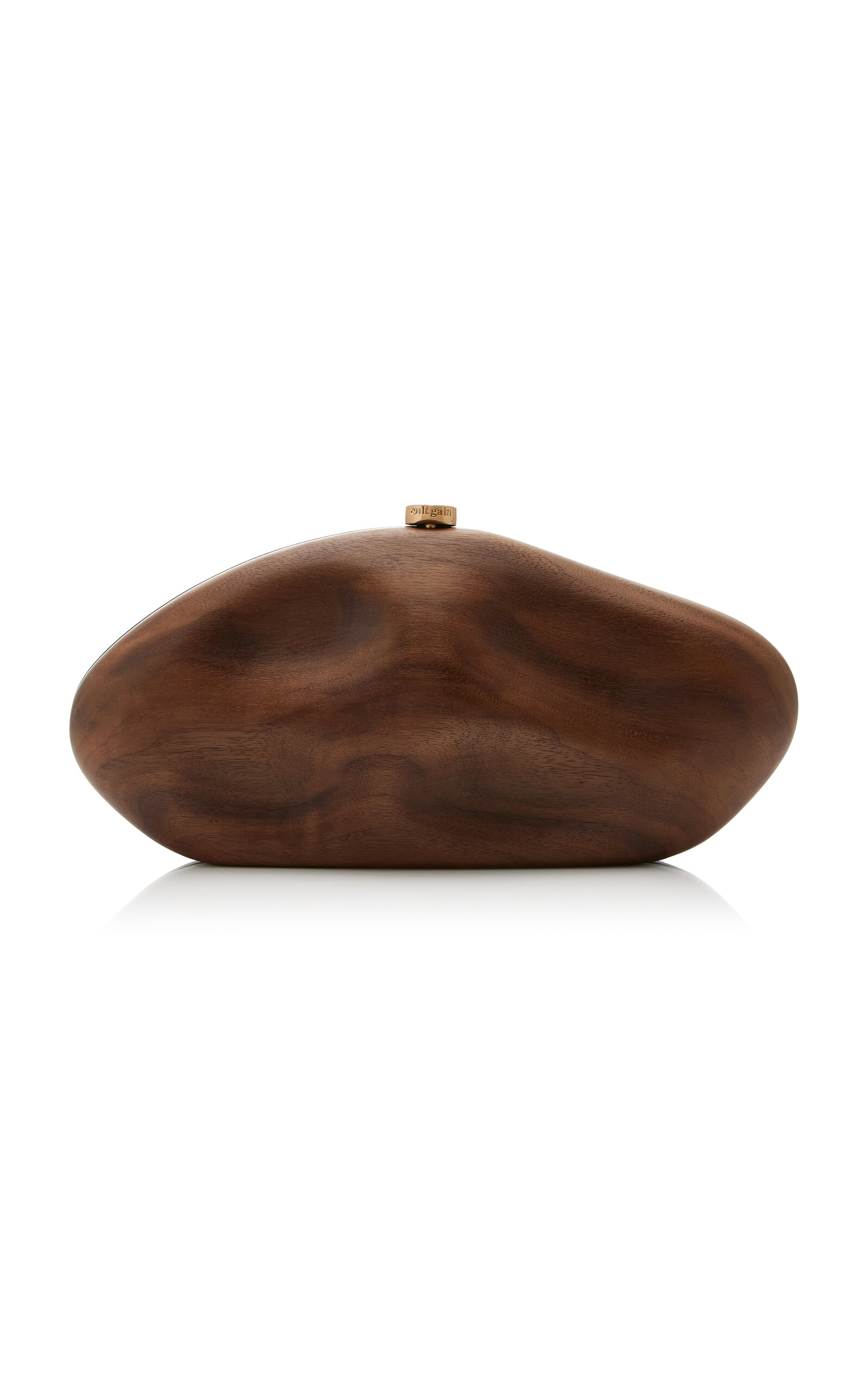 Cult Gaia The Caldera Wood Clutch