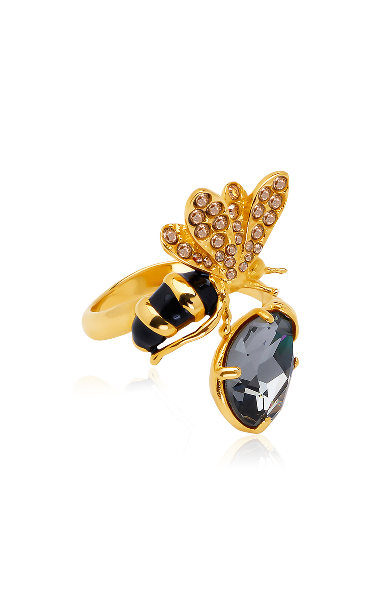 Bee Crystal Ring