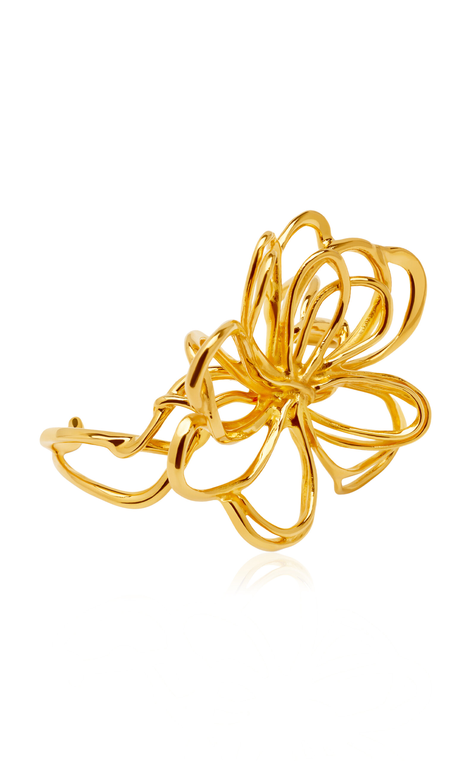 Wire Flower Cuff