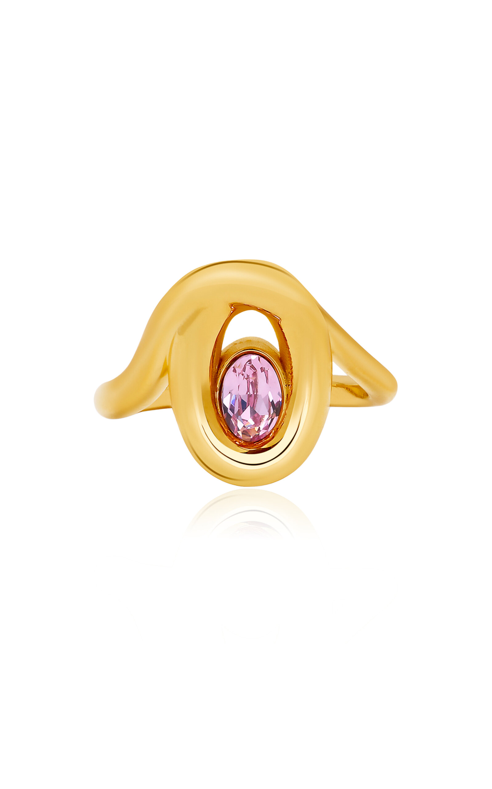 Oval Rhinestone Ring