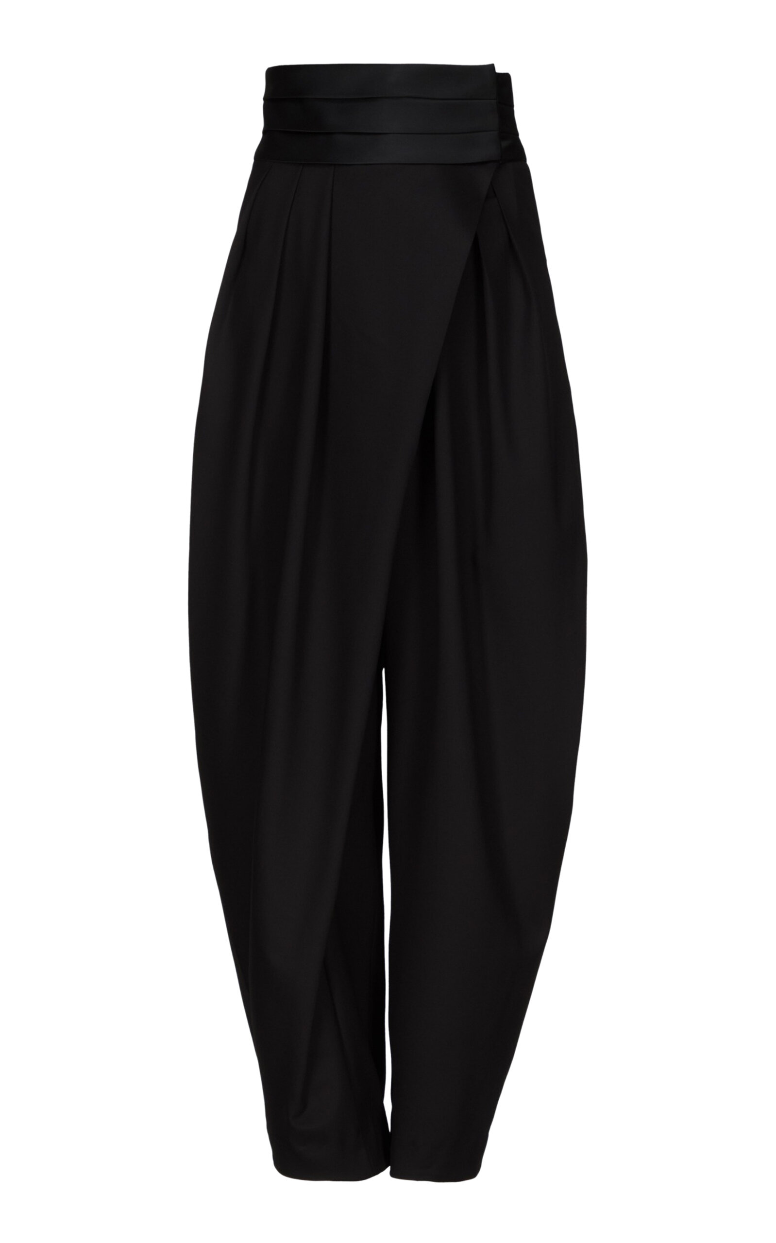 ALAÏA Tuxedo Round Wool Pants