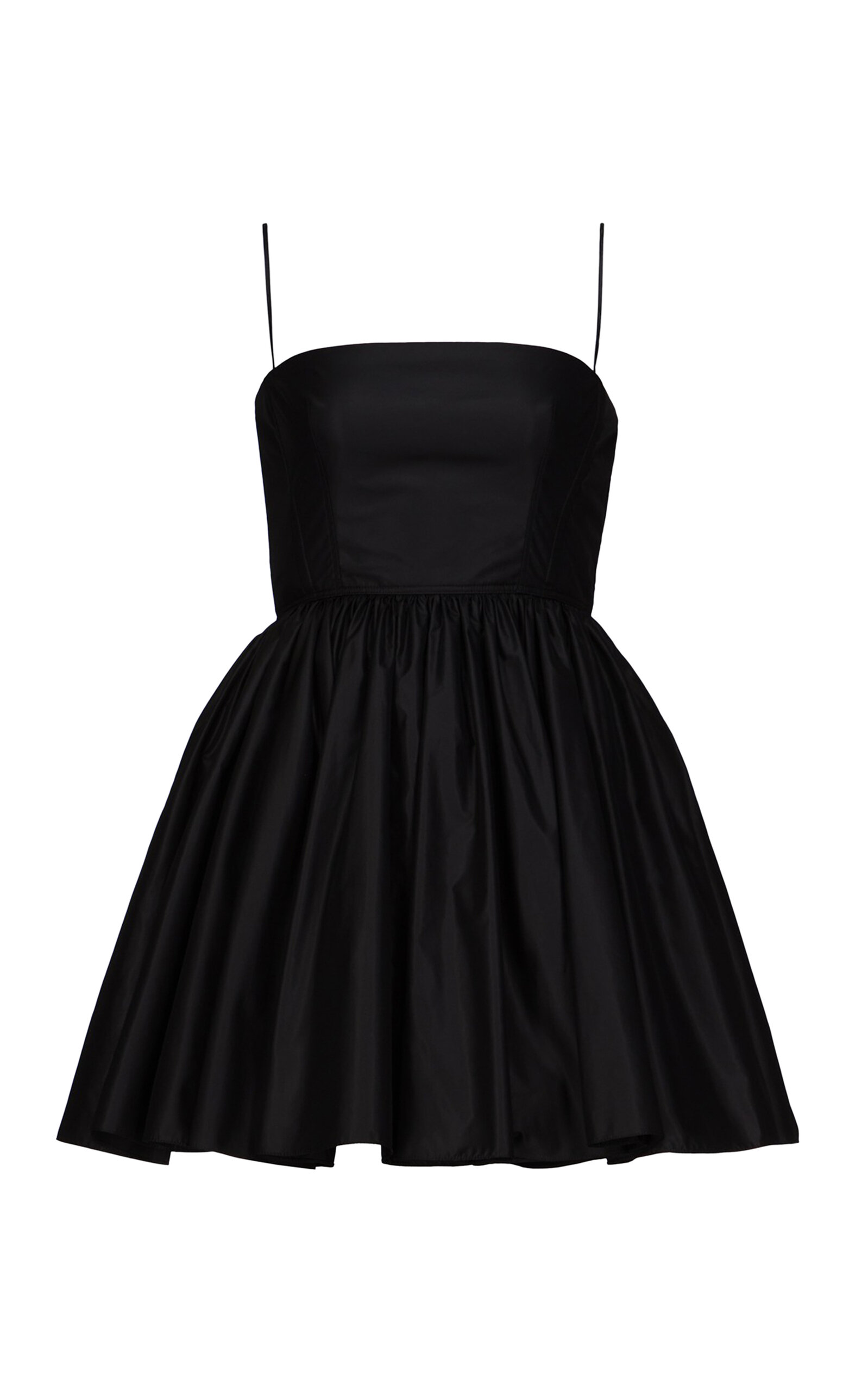 Alaïa Nylon Mini Dress In Black