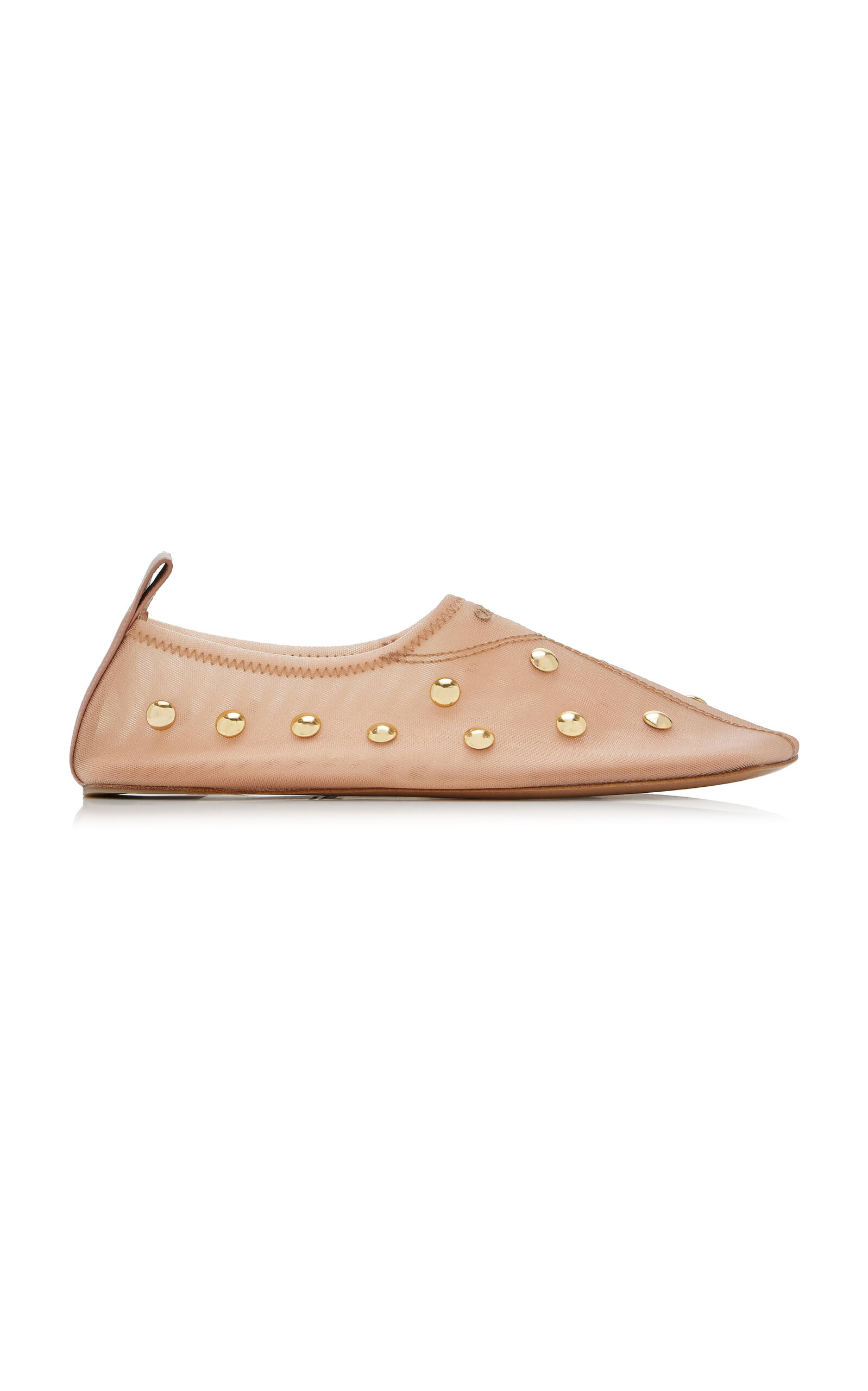 Chloé Rita Mesh Studded Ballet Flats