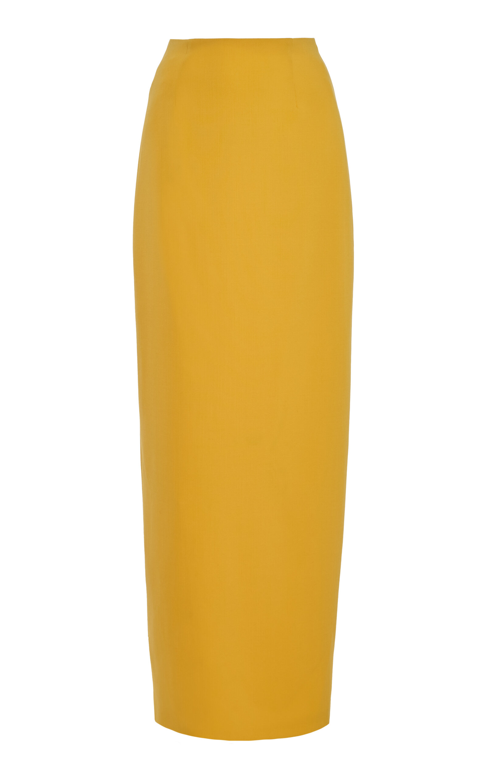 Carolina Herrera Tailored Bi-Stretch Wool Column Maxi Skirt - Women's Clothing