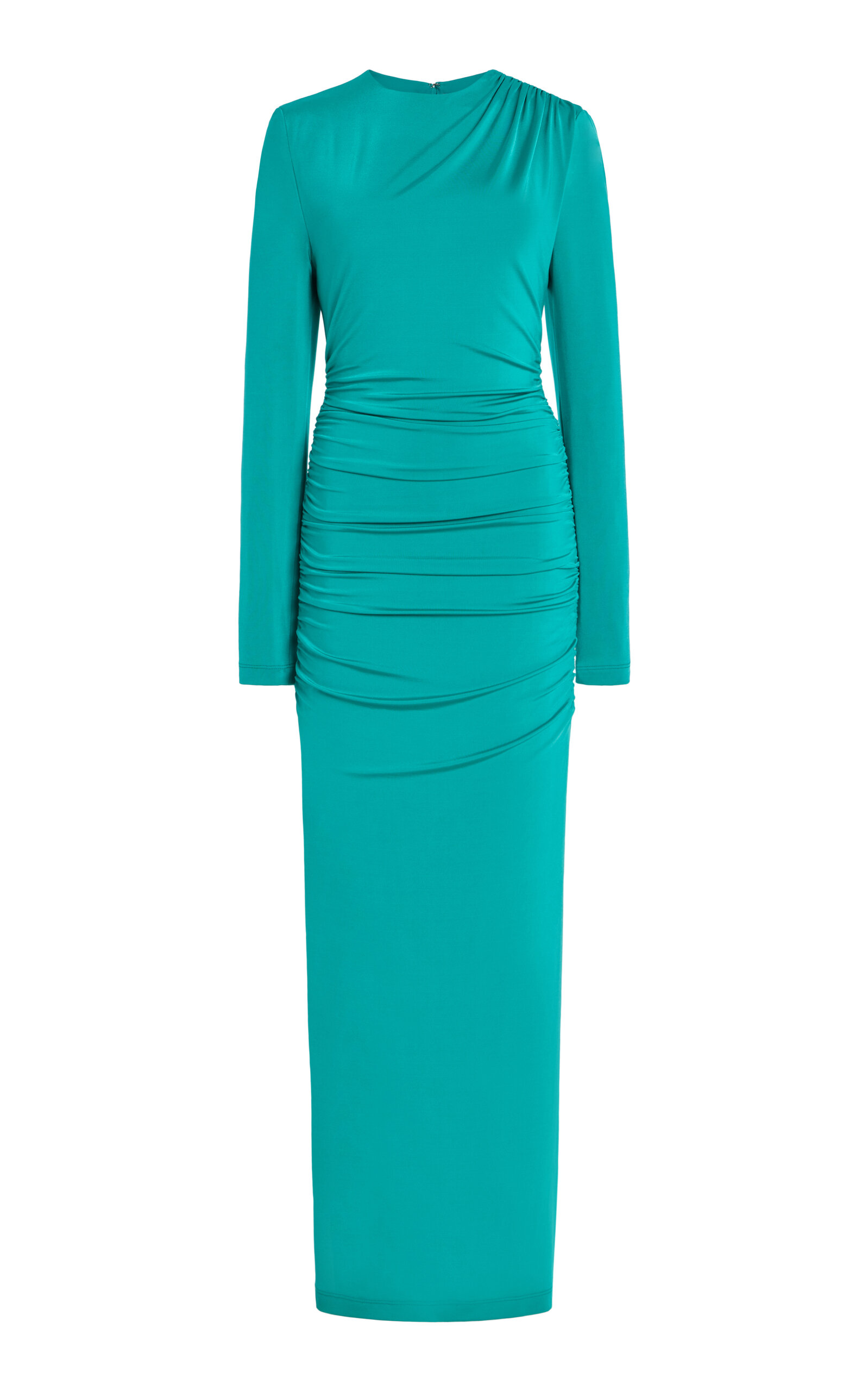 Carolina Herrera Draped Matte Jersey  Dress