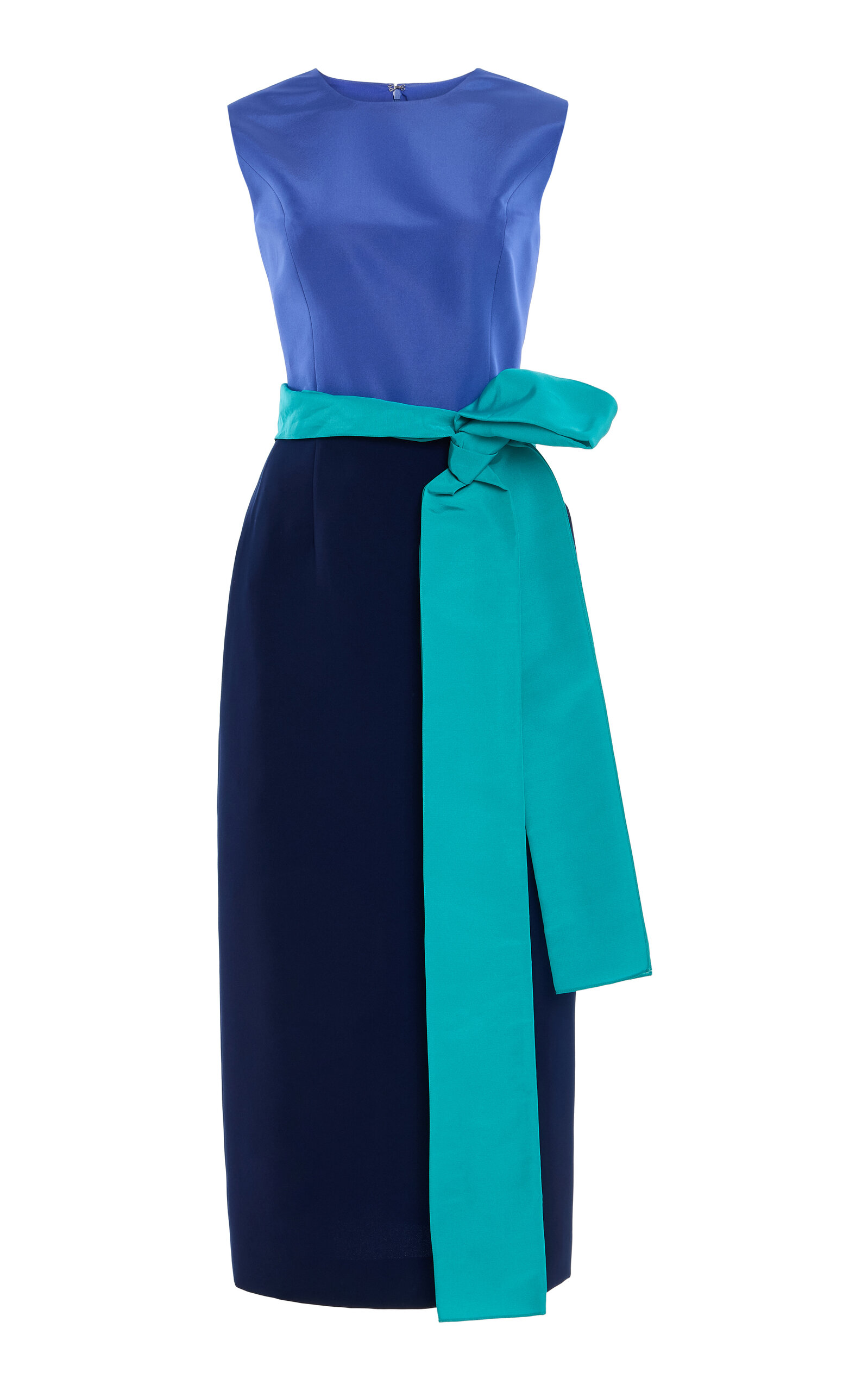 Sash-Detailed Stretch-Crepe Dress