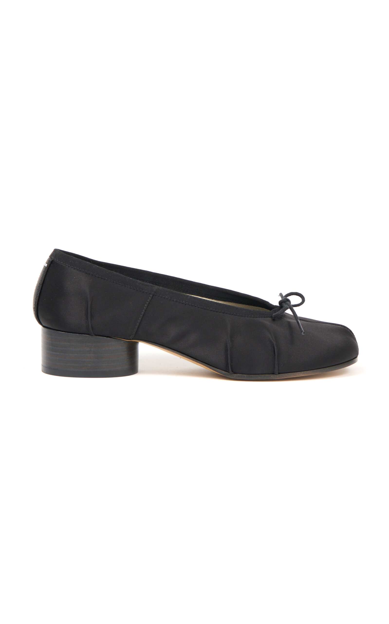 Maison Margiela Tabi Satin Ballet Flats - Moda Operandi