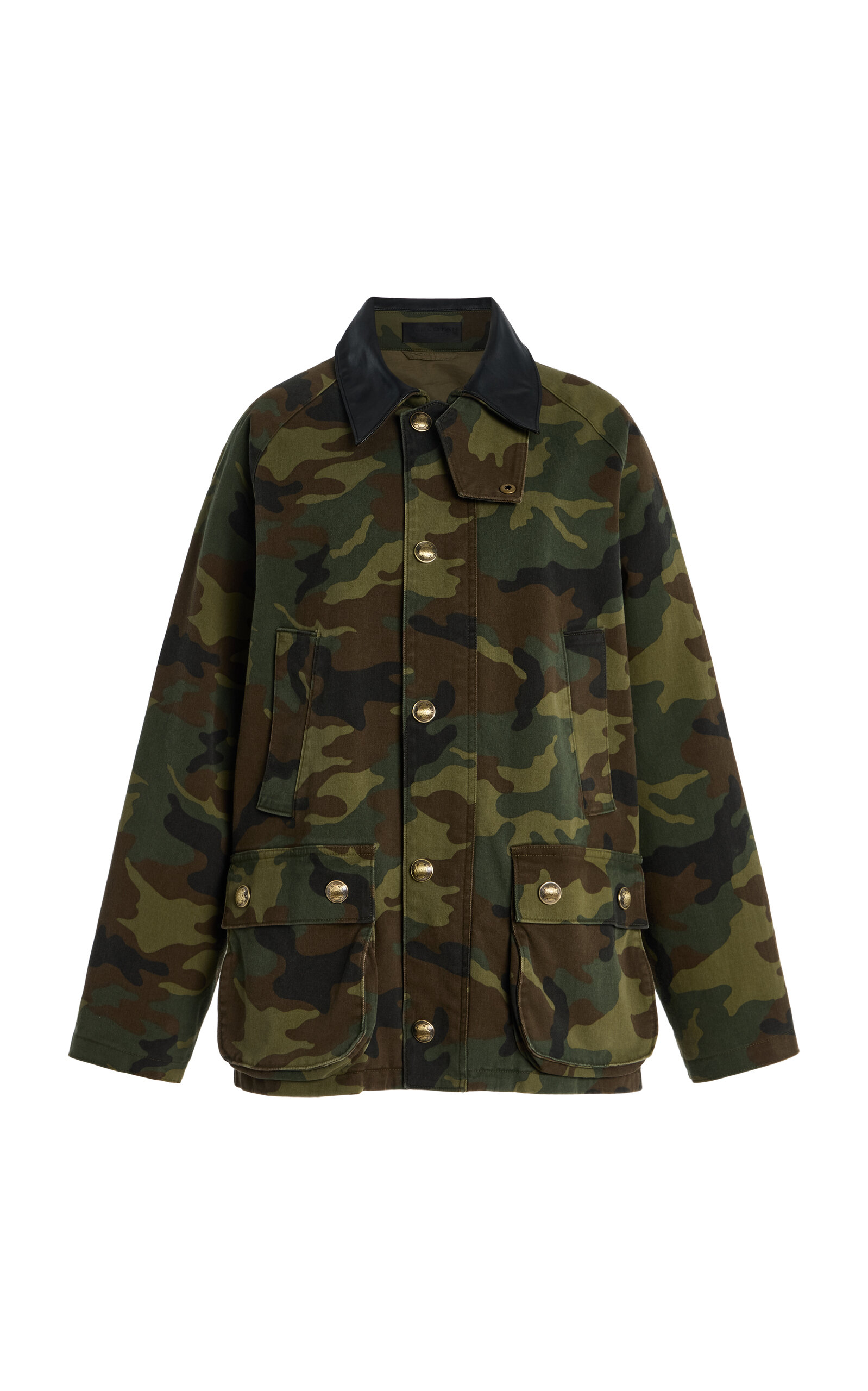 Nili Lotan Andrew Cotton Parka In Green