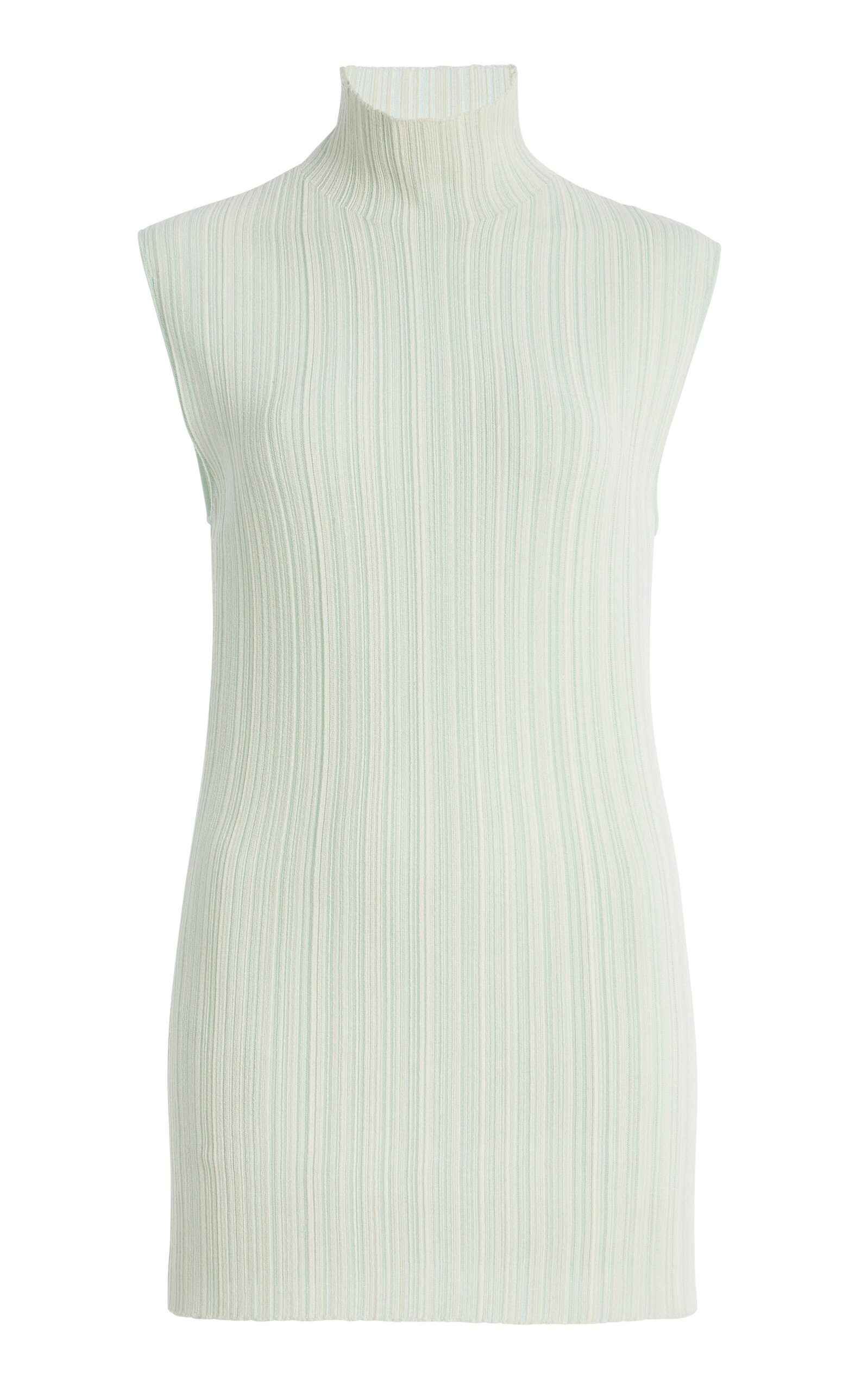 Proenza Schouler Federica Pleated Knit Top In Multi