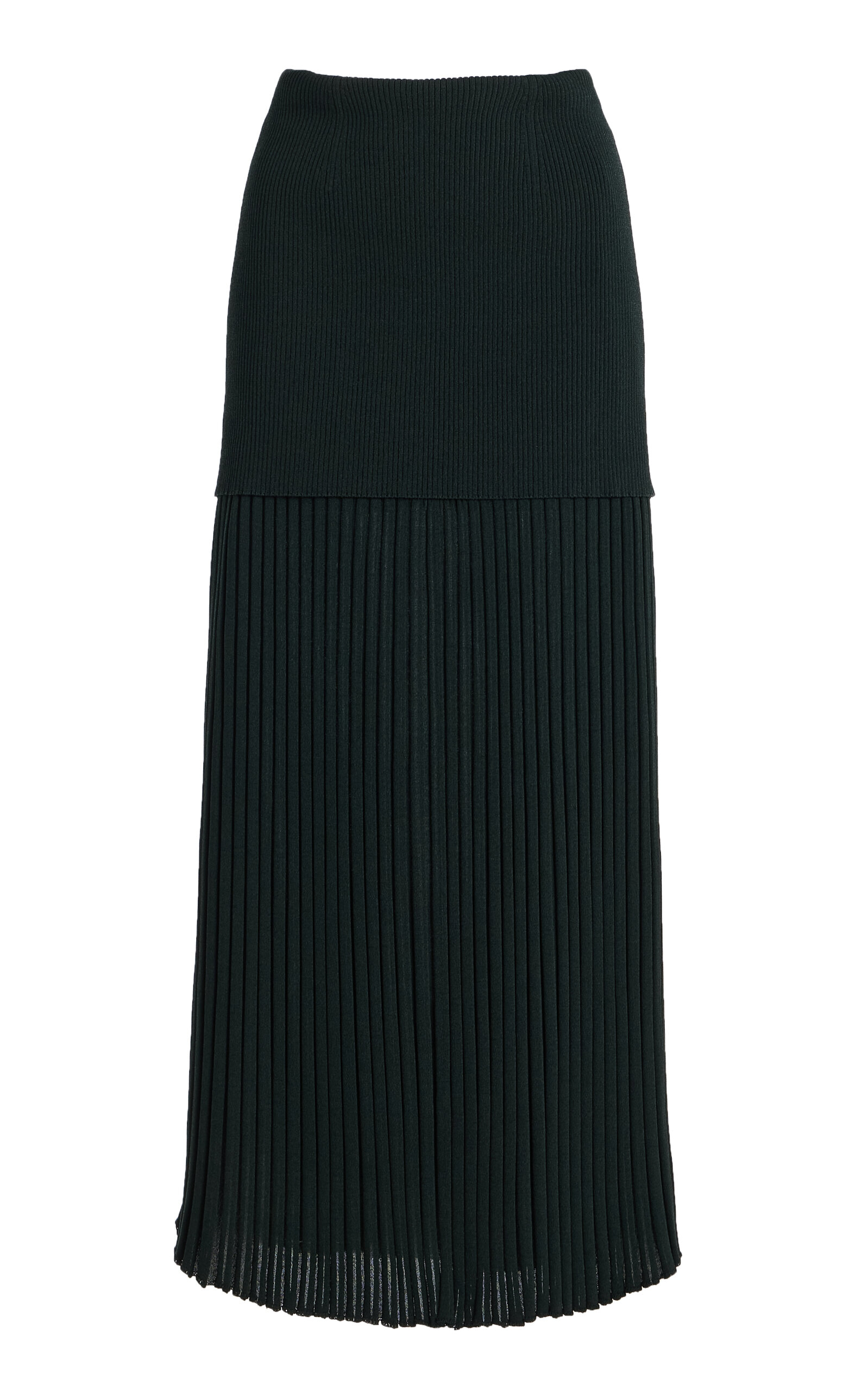 Proenza Schouler Luiza Ribbed Knit Midi Skirt - Moda Operandi
