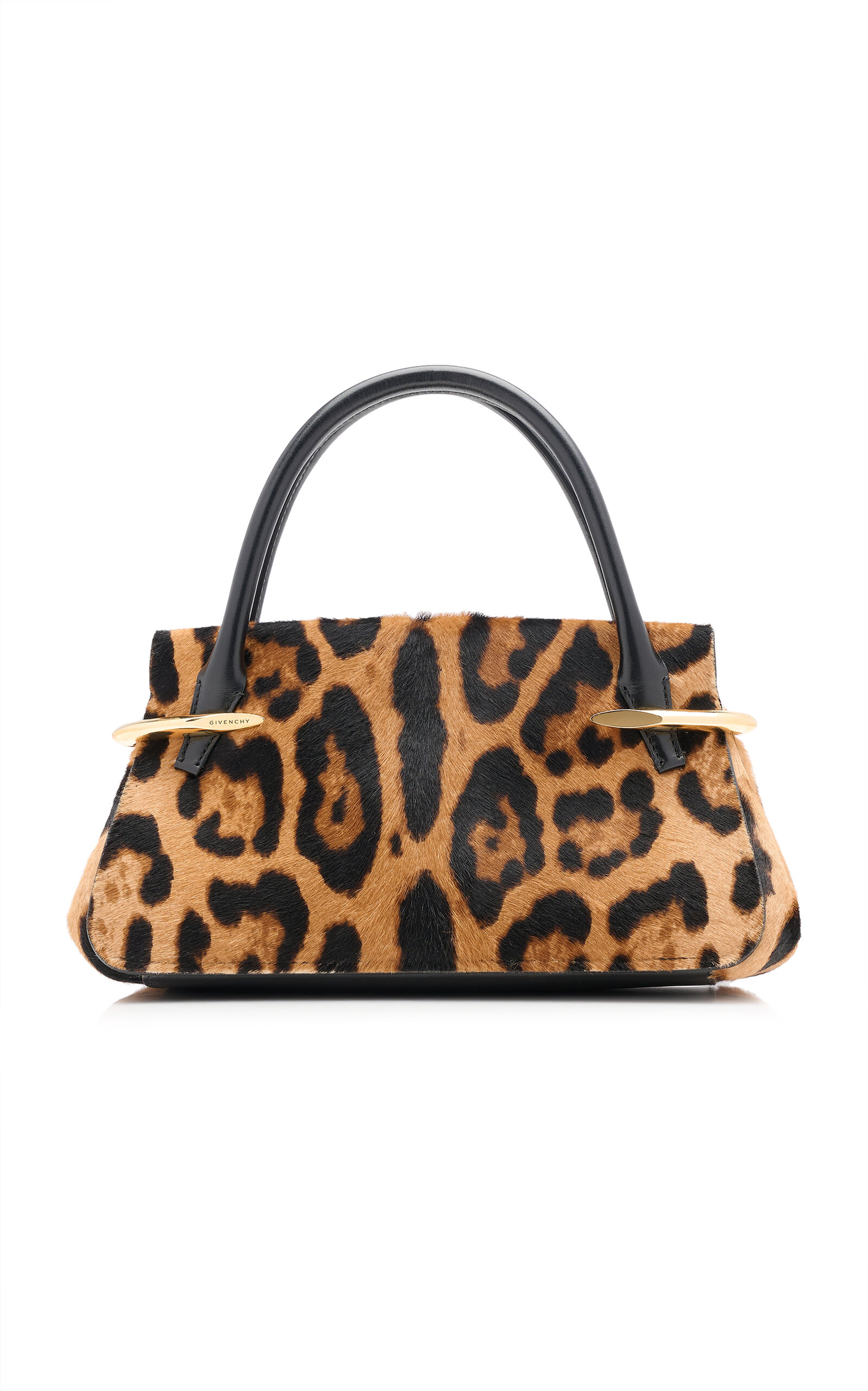 Givenchy Pinch Mini Leopard-Print Top-Handle Bag