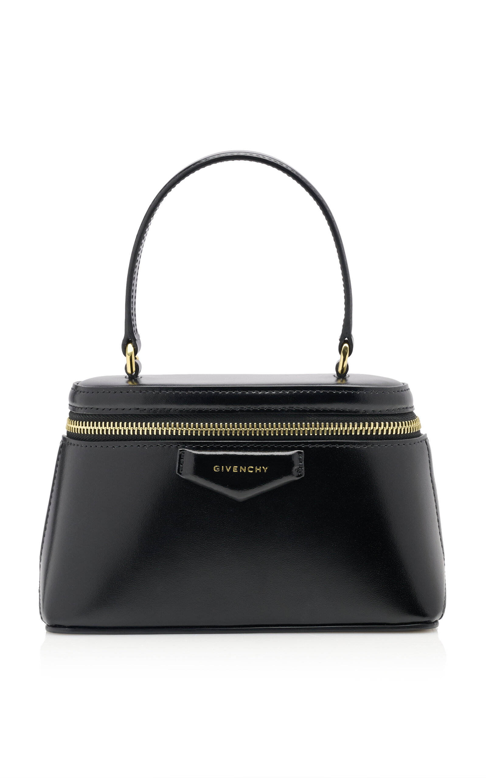 Givenchy - Antigona Box Leather Vanity Bag - Black - OS - Moda Operandi
