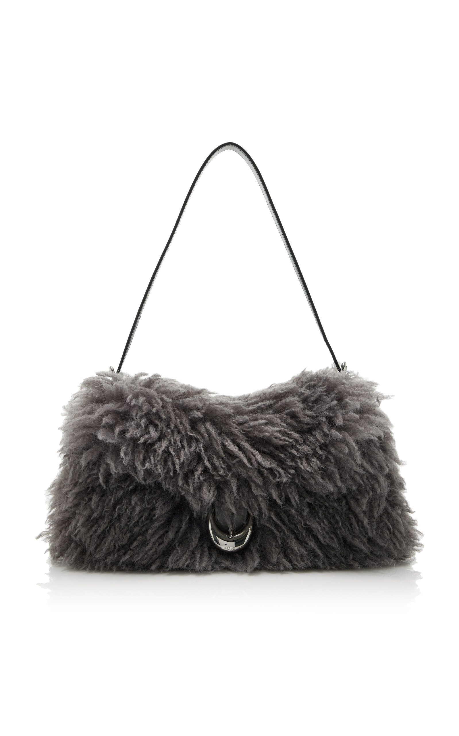 STAUD Harlow Faux Fur Bag