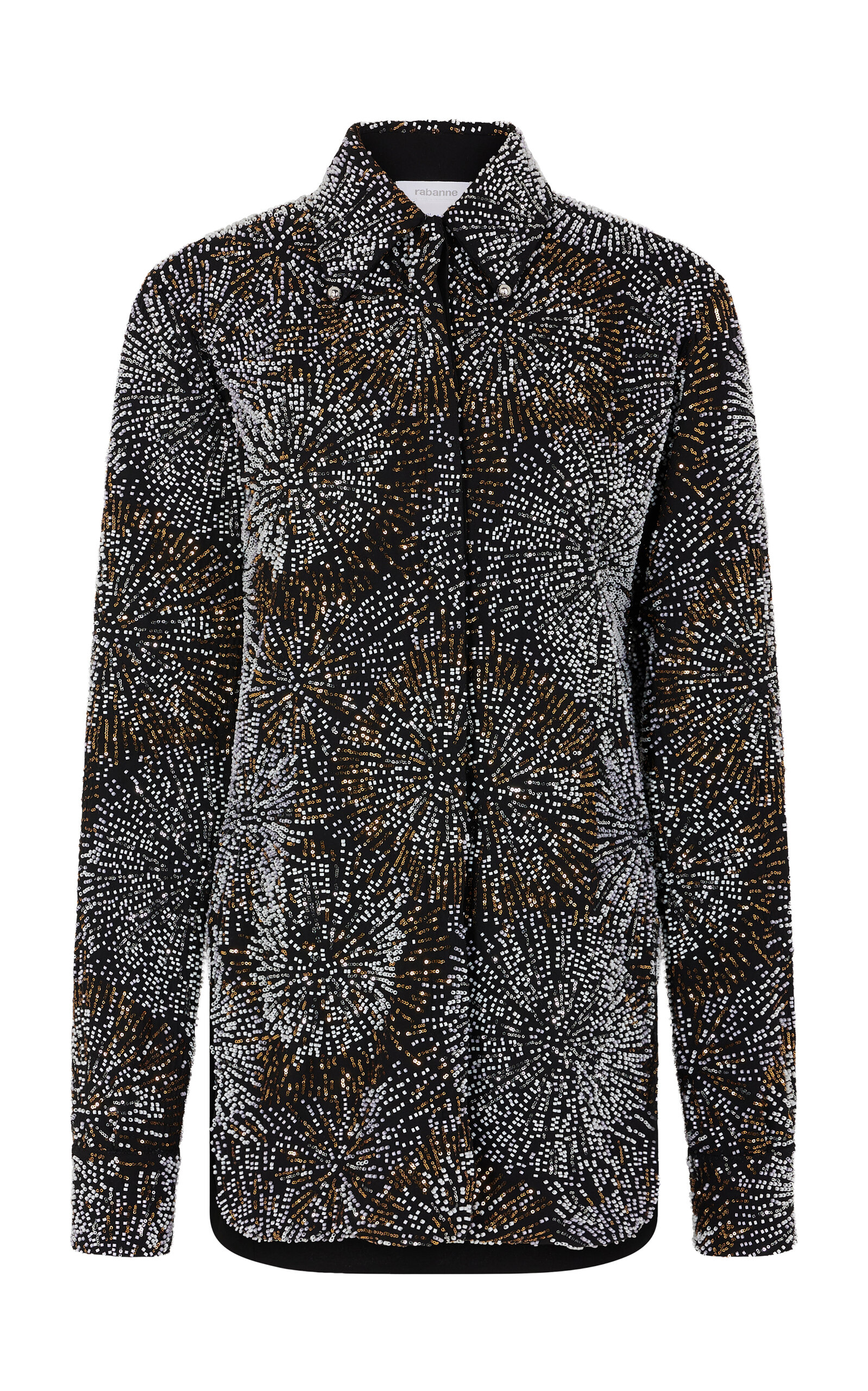 Rabanne Sequined Crepe Shirt