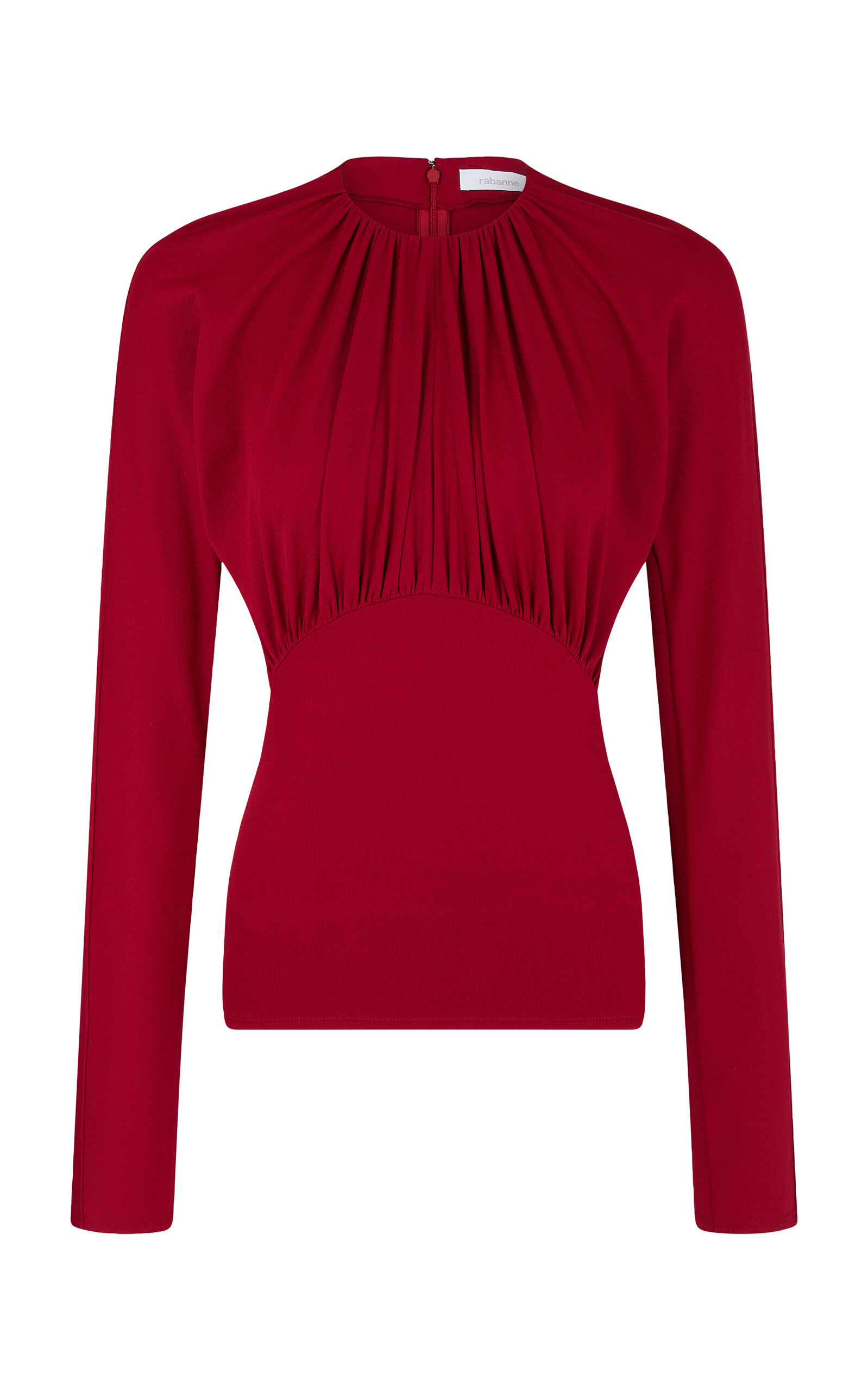 Rabanne Gathered Bodice Jersey Top