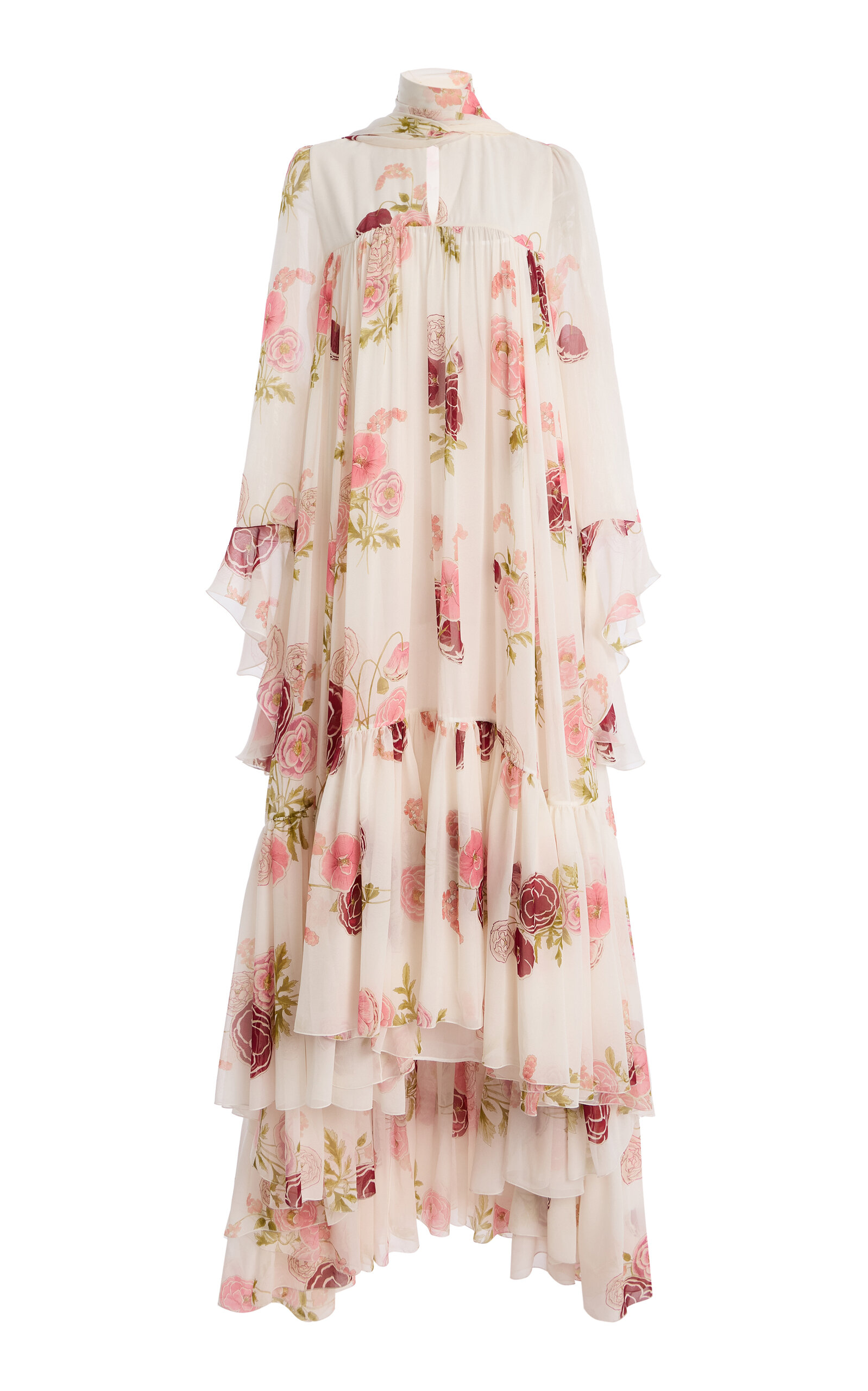 Giambattista Valli Floral Georgette Maxi Dress