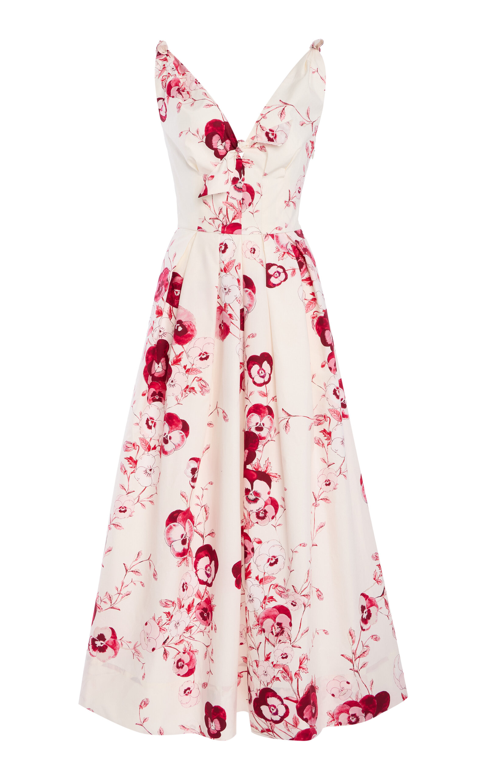 Giambattista Valli Floral Poplin Dress