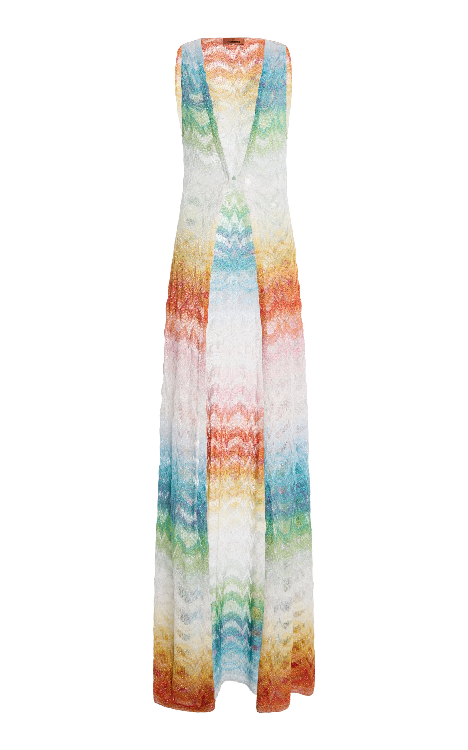 Missoni Metallic-Knit Maxi Cover-Up Dress - Moda Operandi