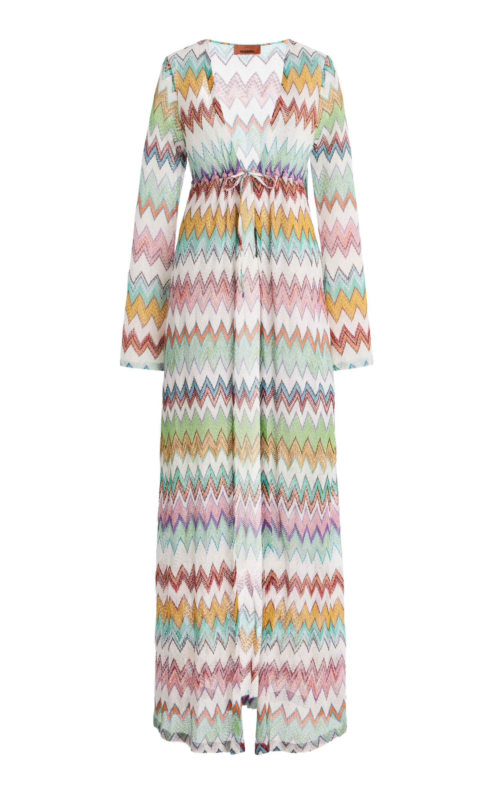 Missoni Metallic-Knit Maxi Cover-Up Dress - Moda Operandi